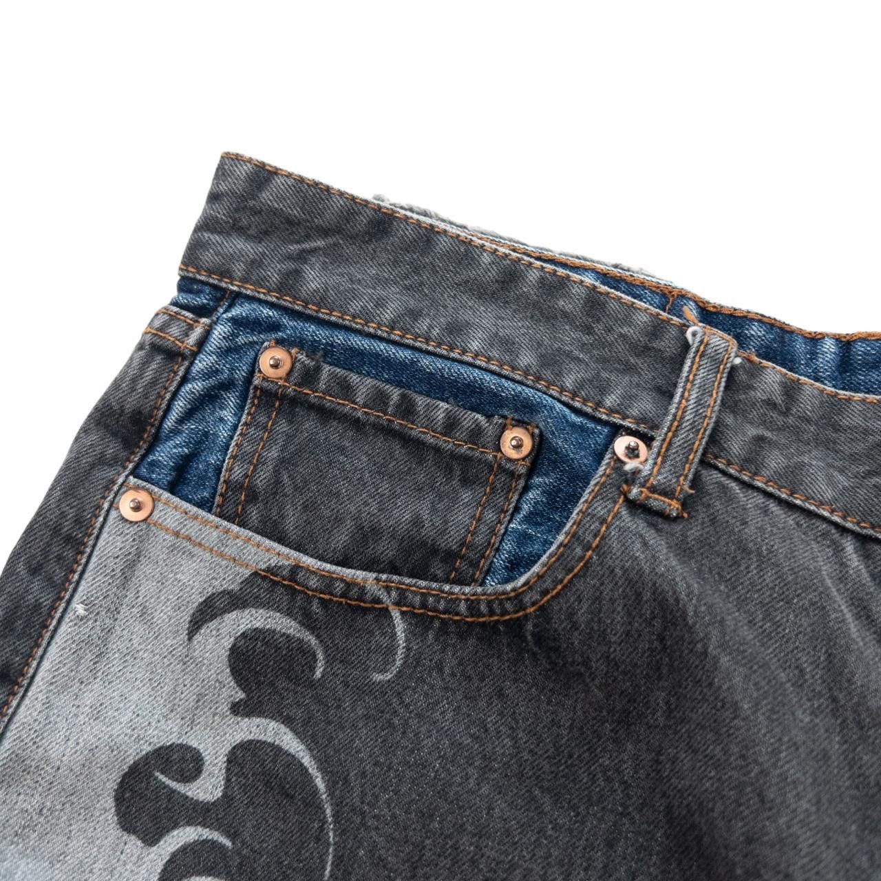 Other Vintage Koi Fish Japanese Denim Jeans Size W34 Size US 34 / EU 50 - 7 Thumbnail