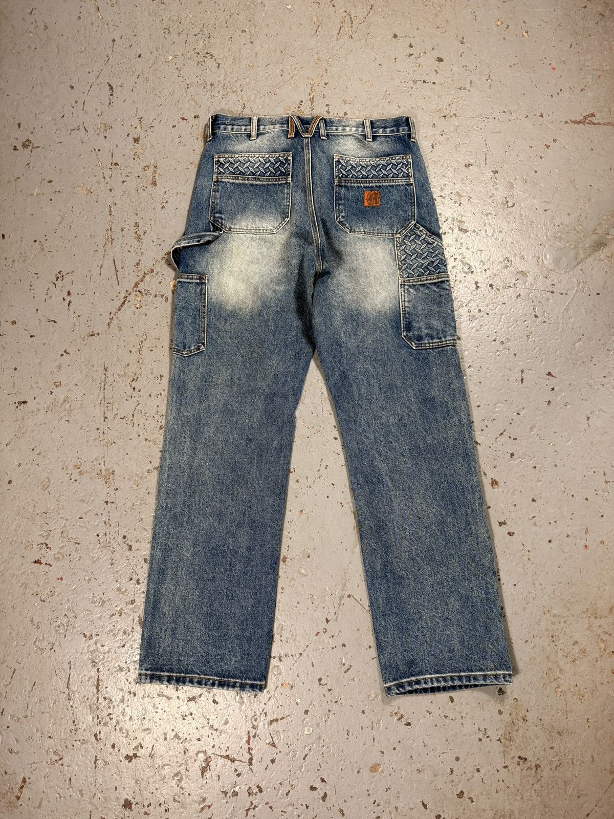 Insane Menace Los Angeles Brick Lay Denim Carpenter Pants
