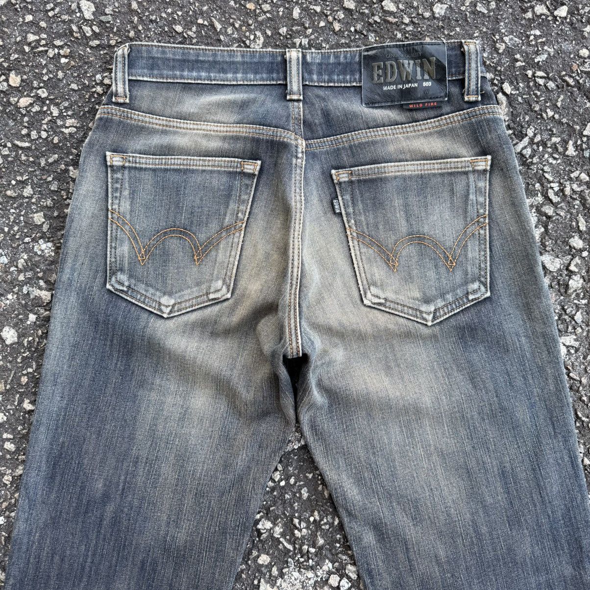 Edwin Vintage Edwin 503 Rusty Black Denim Jean Pants W30 Size US 30 / EU 46 - 9 Thumbnail