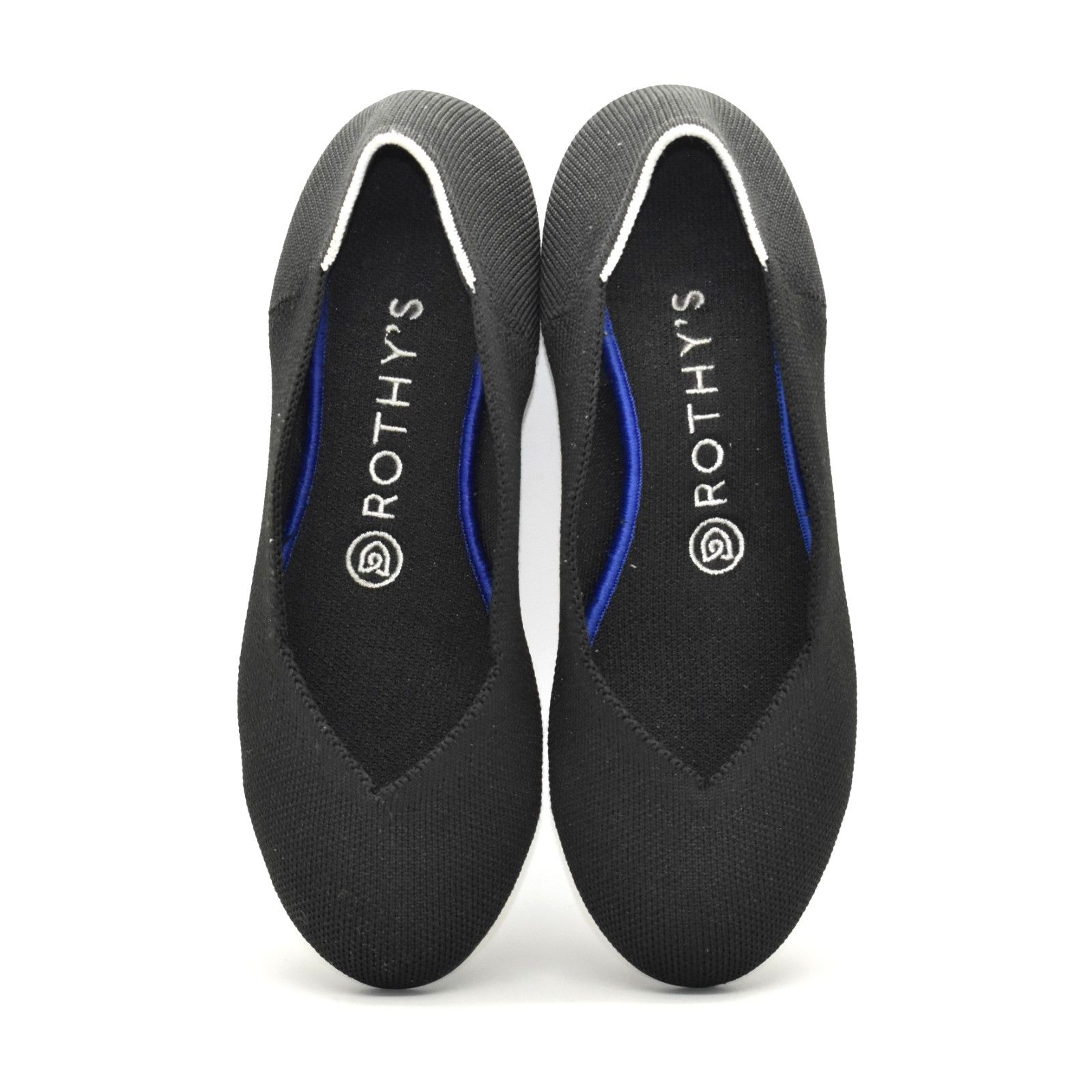 Rothy's NWOB ROTHYS Birdseye Black Stretch Knit Ballet Shoes Size W7 Size US 7 / IT 37 - 1 Thumbnail
