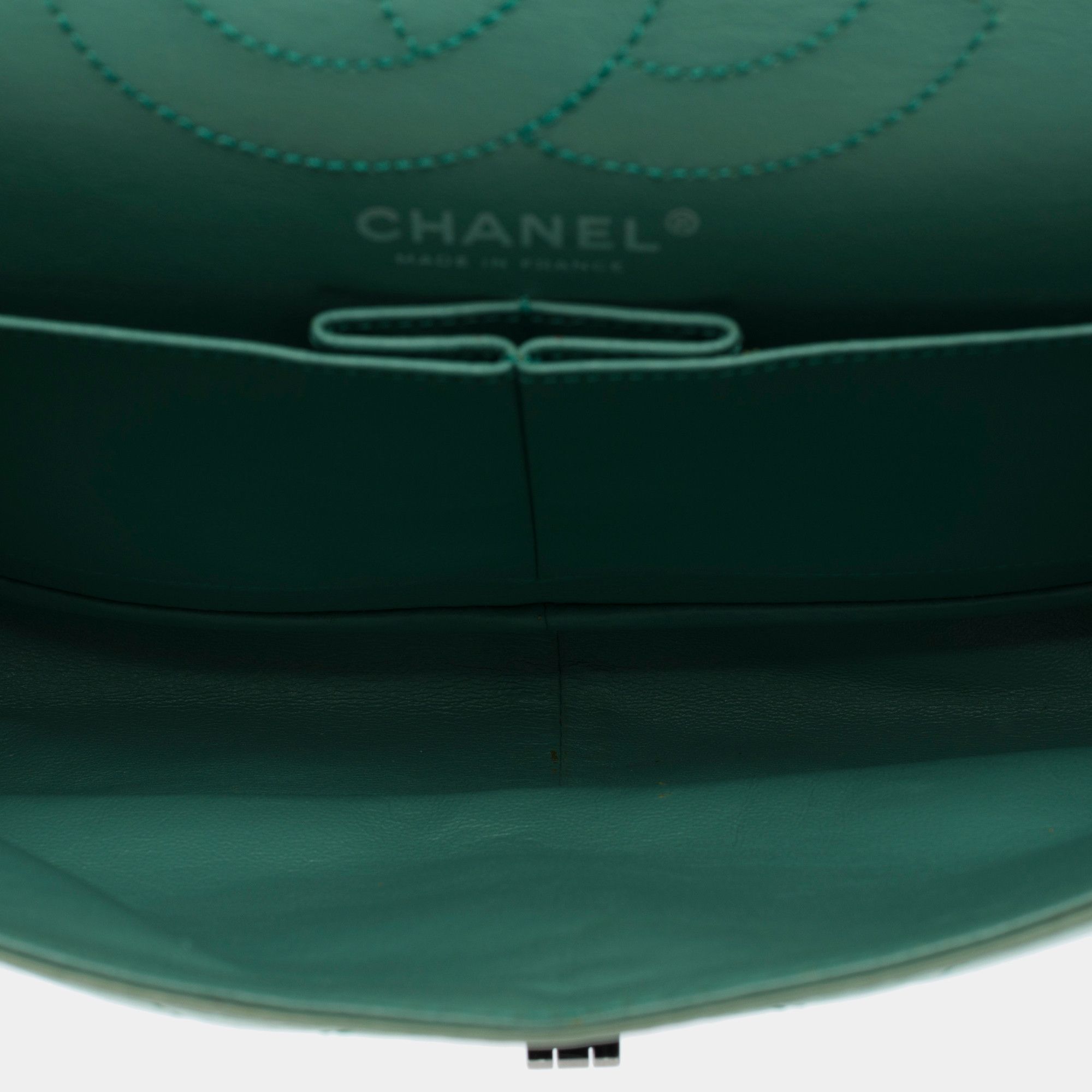 Chanel CHANEL 2.55 in Green Leather Size ONE SIZE - 8 Thumbnail