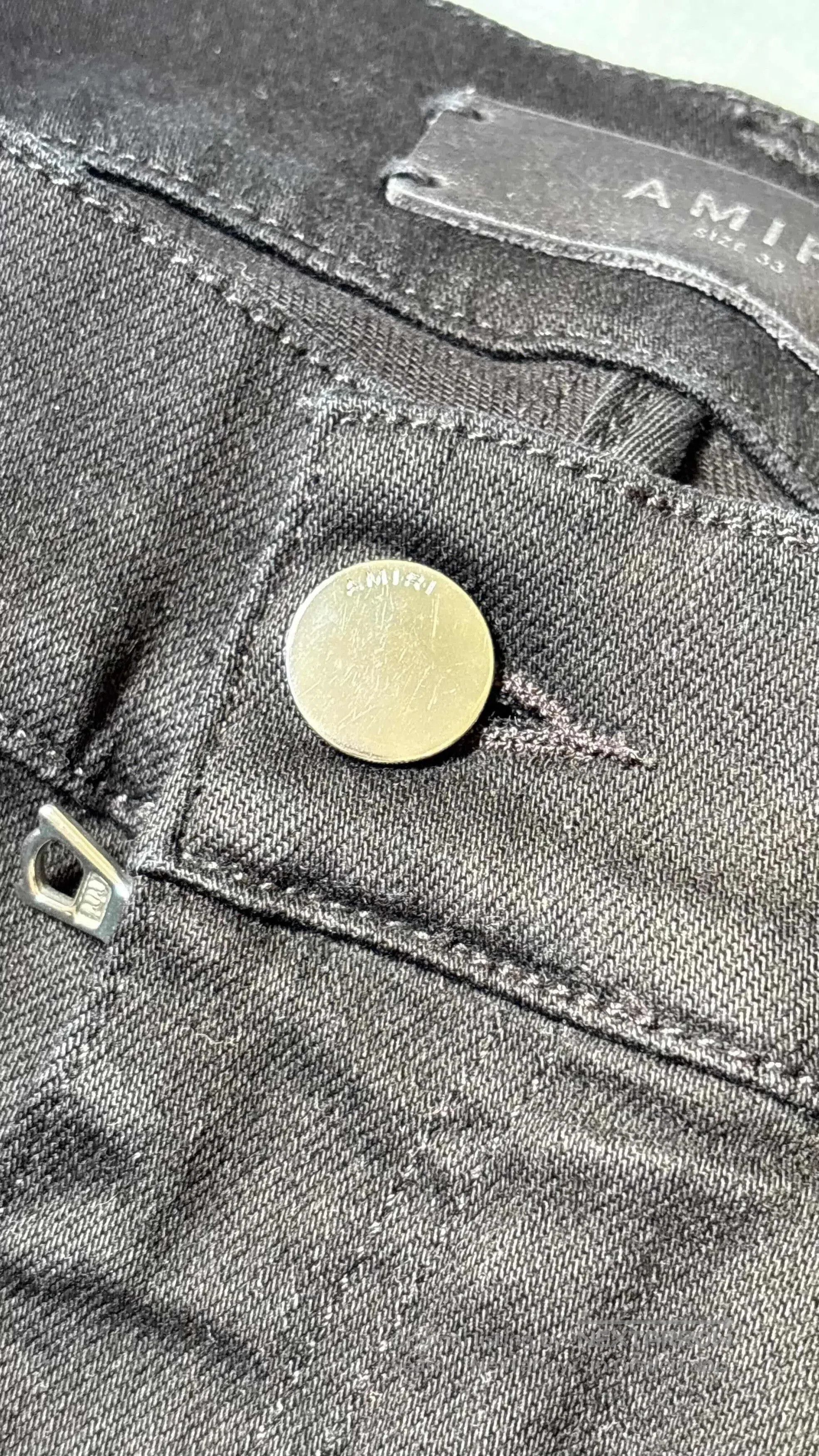 Amiri Amiri MX1 Snake Patch Jeans . Size US 33 - 3 Thumbnail