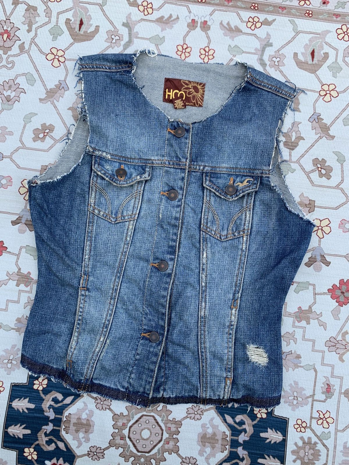Hollister HOLLISTER RUGGED DENIM JEANS VEST Size S / US 4 / IT 40 - 5 Thumbnail