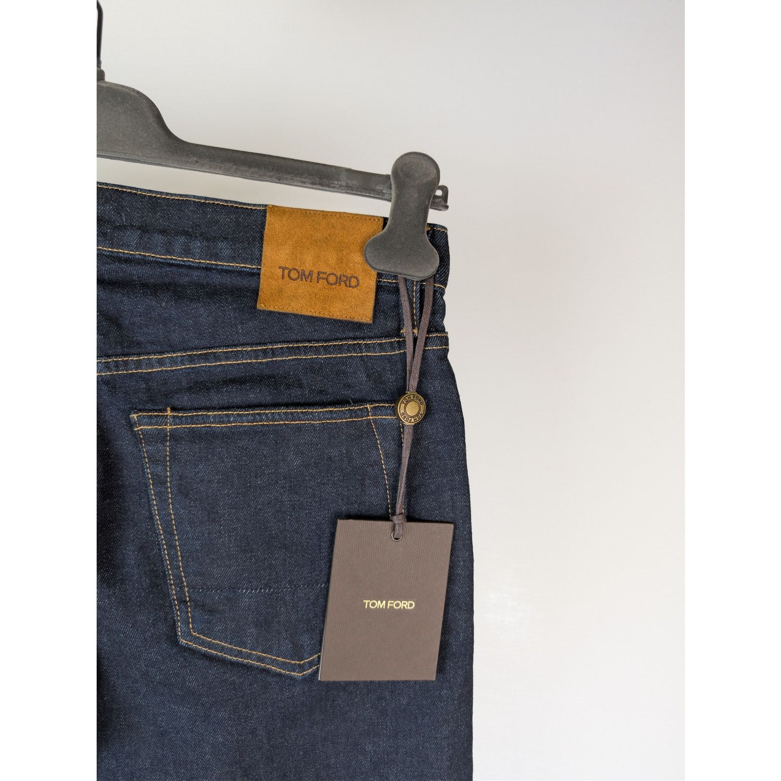 Tom Ford o1rshd1 Straight-Fit Denim Jeans in Dark Blue Size US 32 / EU 48 - 14 Thumbnail