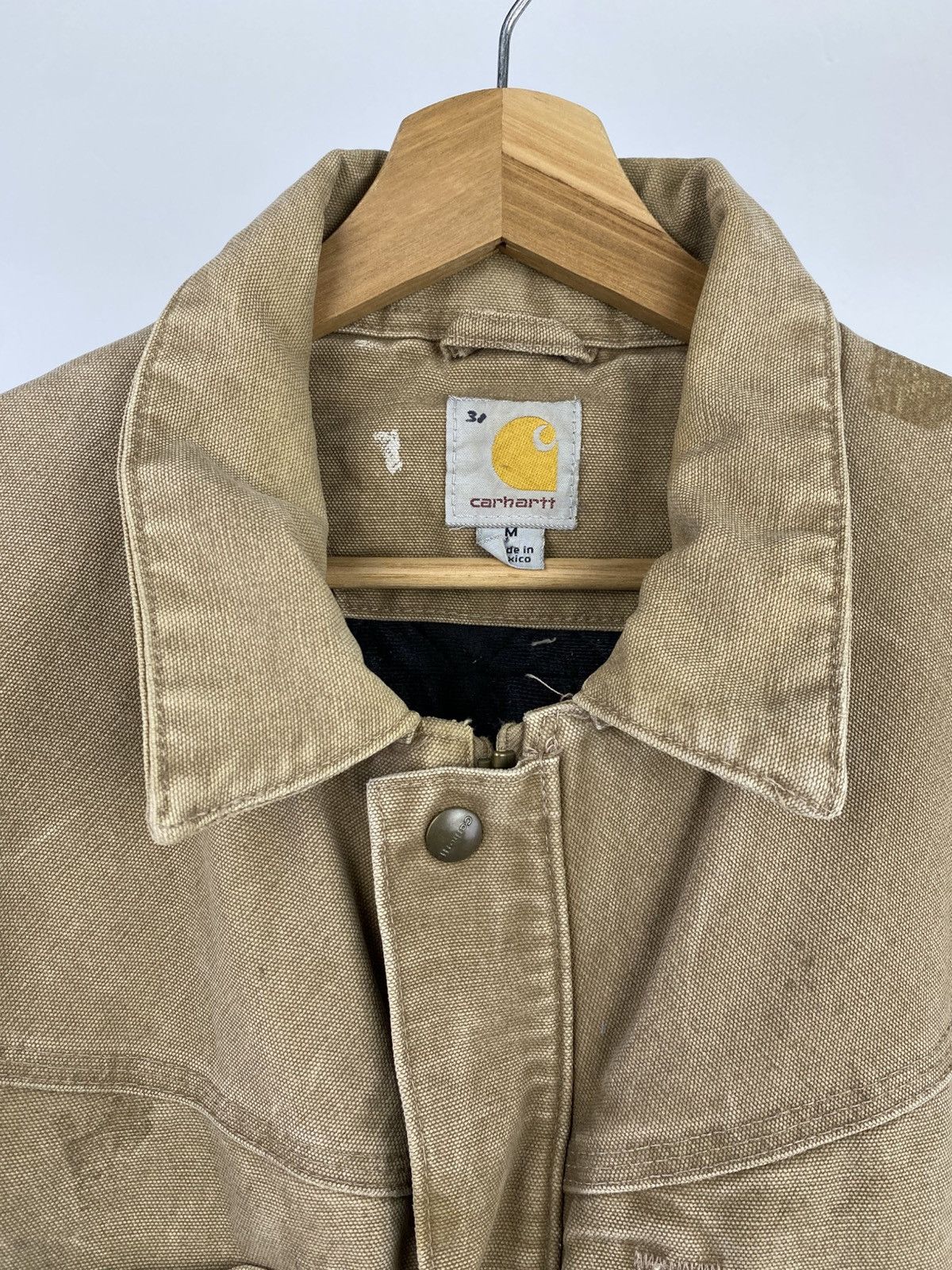 Carhartt 2000’s Carhartt Sandstone Rancher Thrashed Coat Size US M / EU 48-50 / 2 - 3 Thumbnail