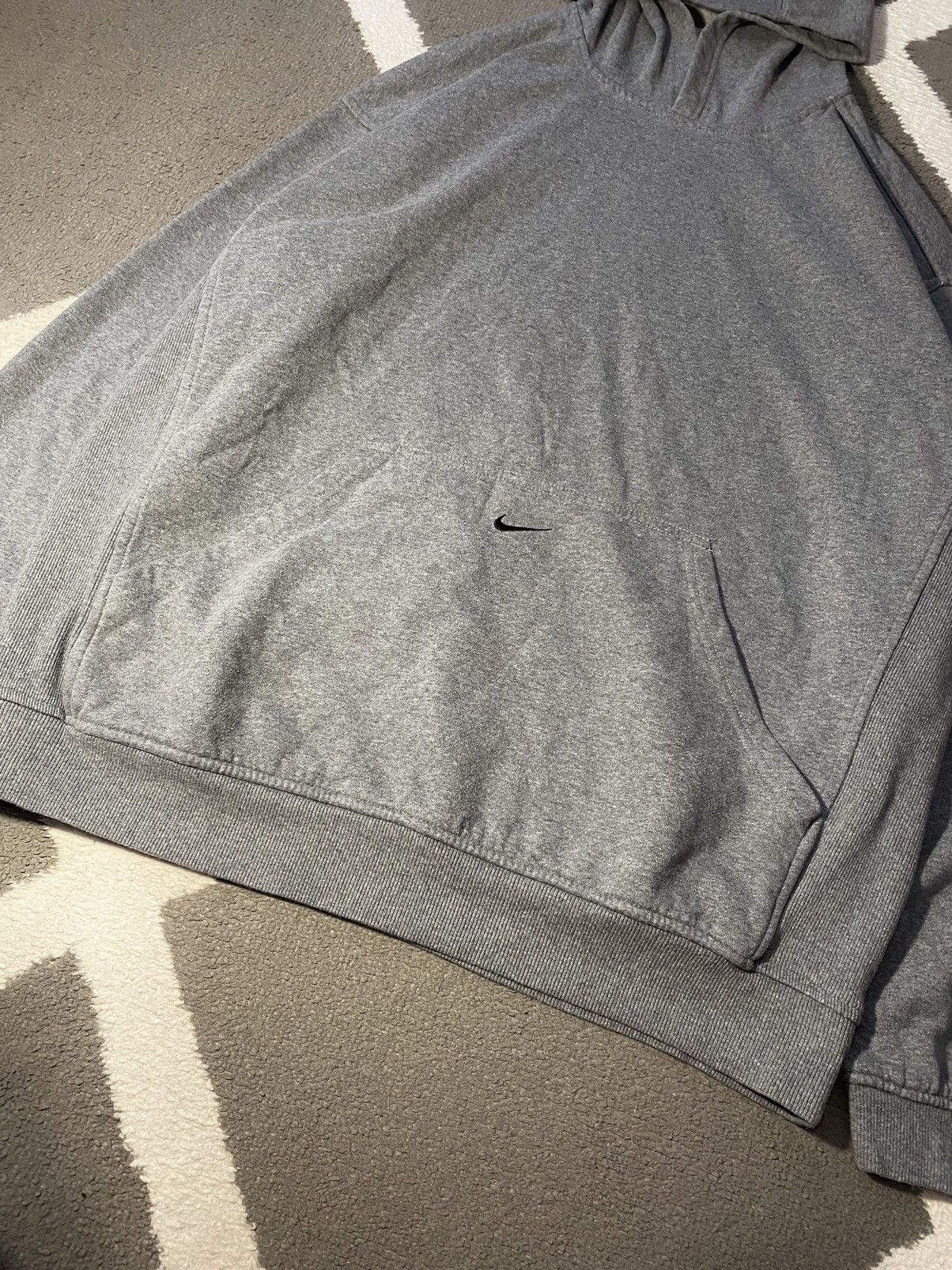 Nike × Vintage Vintage 90’s Nike Center Swoosh Hoodie men’s boxy fit Size US L / EU 52-54 / 3 - 5 Thumbnail
