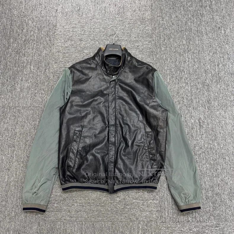 Gucci Gucci Leather Paneled Bomber Jacket. Size US M / EU 48-50 / 2 - 1 Thumbnail
