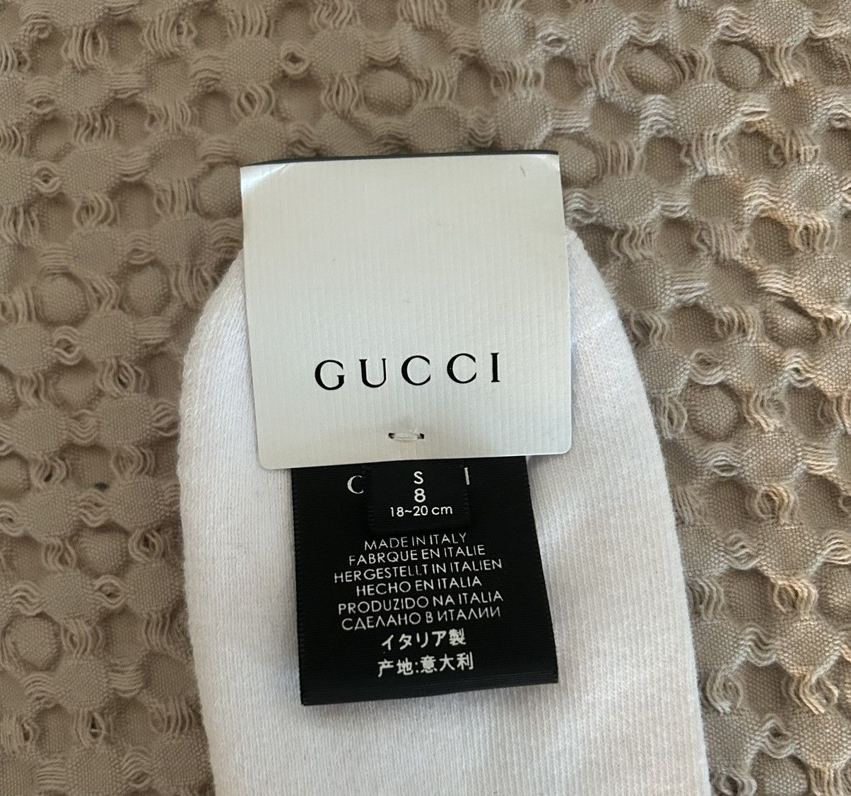 Gucci Gucci logo socks size S Size 46 - 5 Thumbnail