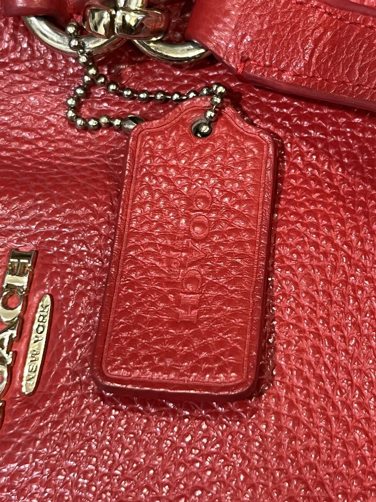 Coach Coach Small Kelsey Satchel Red Pebbled Bags Size ONE SIZE - 21 Thumbnail