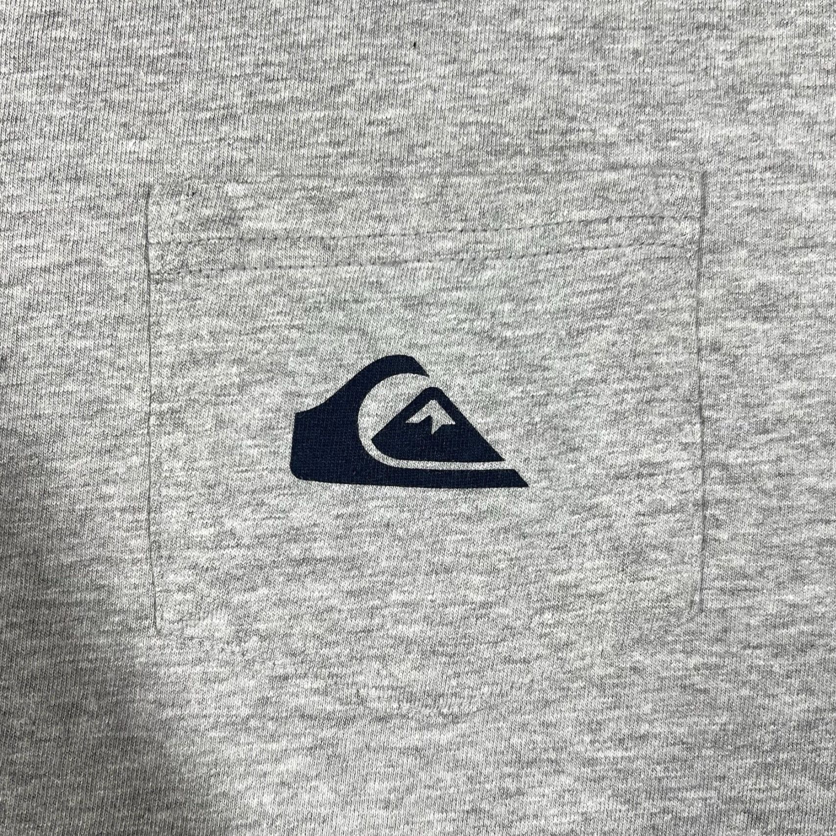 Quiksilver Quiksilver Pocket T-Shirt Men XL Gray Surf Logo Graphic Print Short Sleeve Crew Neck Size US XL / EU 56 / 4 - 6 Thumbnail