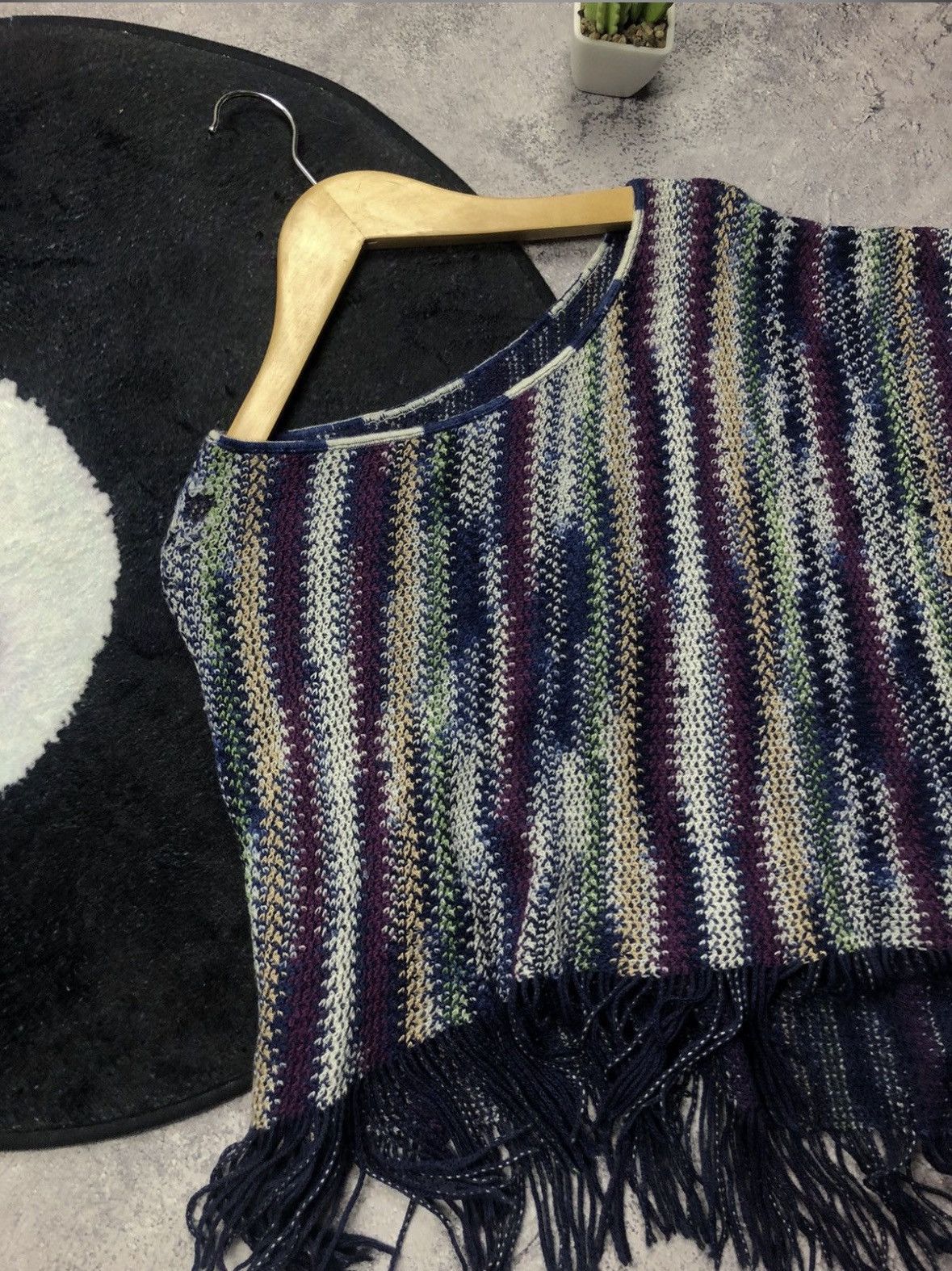 Missoni Missoni Poncho Vintage Multicoloured Shawl Scarf Rare Italy Size M / US 6-8 / IT 42-44 - 4 Thumbnail