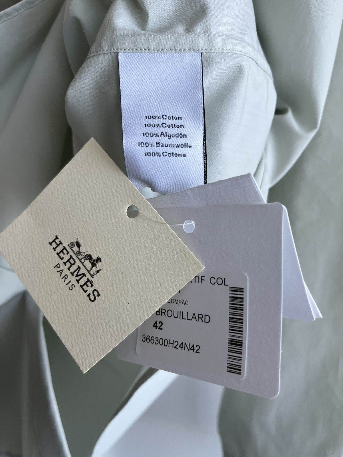 Hermes Super Runway Hermes Shirt Brand New Size US XL / EU 56 / 4 - 14 Thumbnail