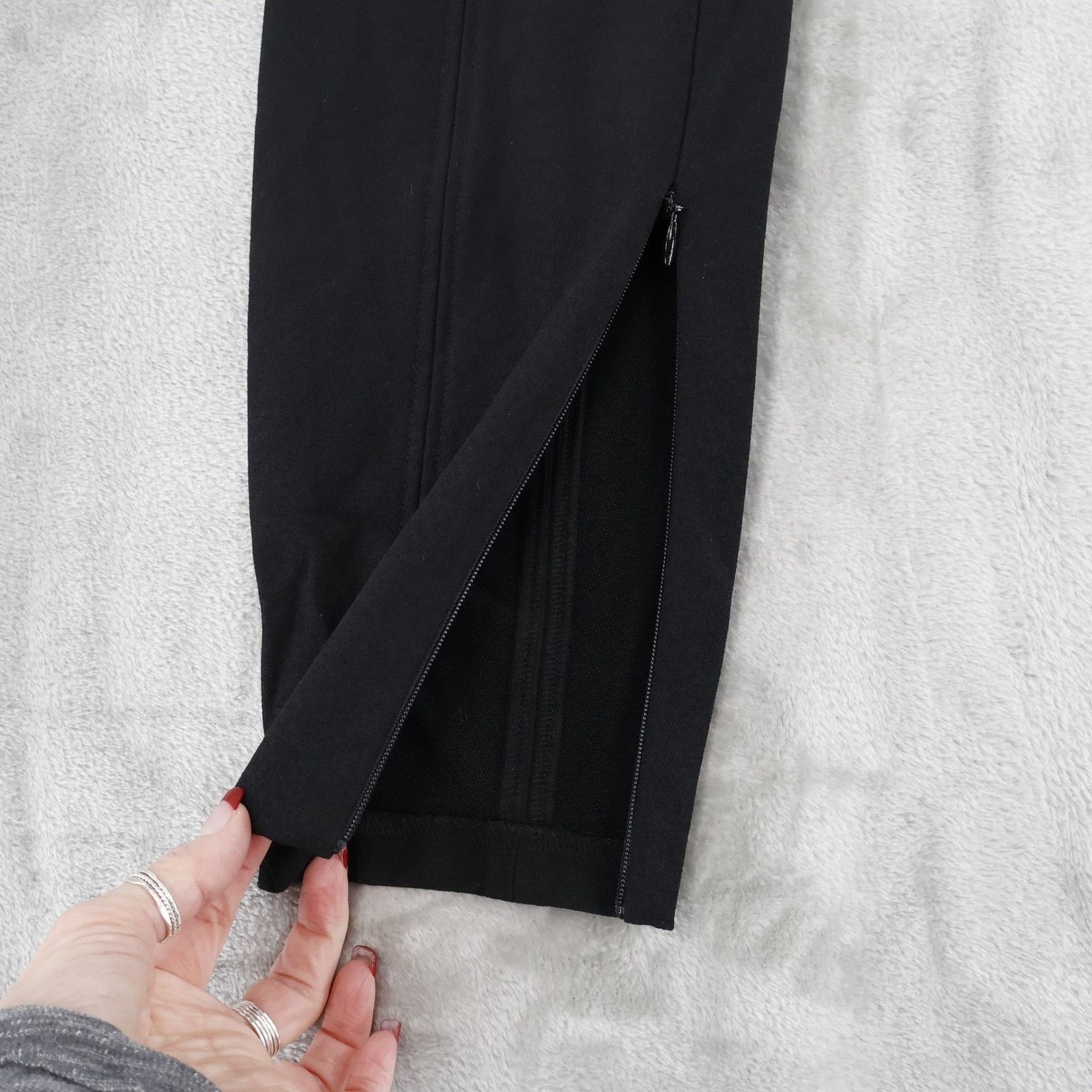 A.L.C. A.L.C. Brooks Pant High Waisted Side Zip Womens 4 Black NWT Size 27" / US 4 / IT 40 - 8 Thumbnail