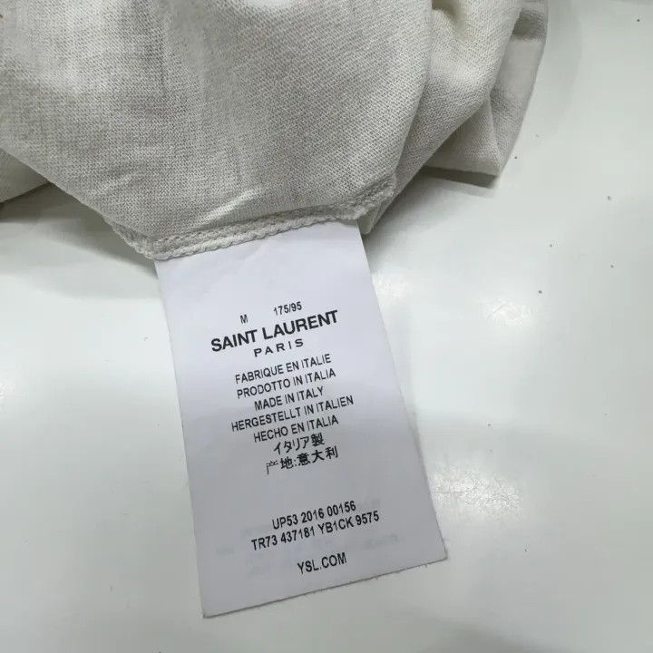 Saint Laurent Paris Yves Saint Laurent Printed Short Sleeve T-Shirt-2507 Size US M / EU 48-50 / 2 - 1 Thumbnail