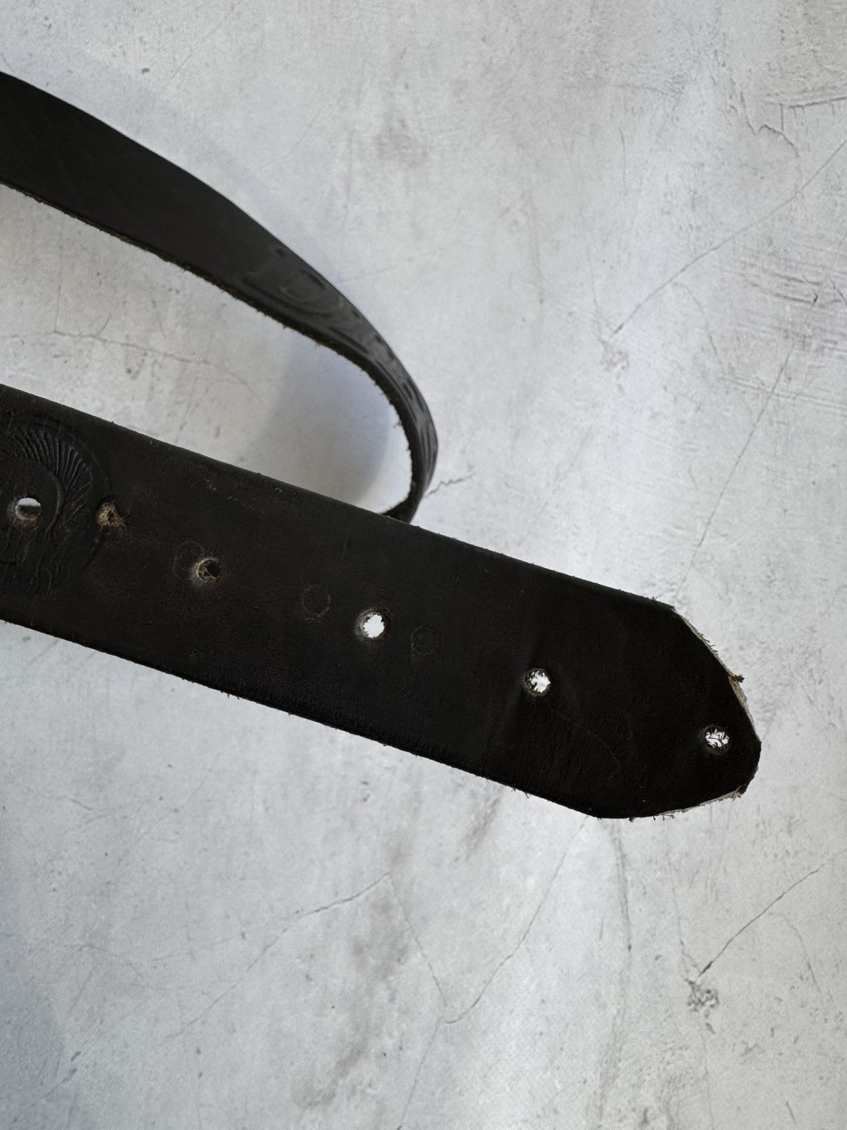 Diesel Diesel Leather Belt Black Vintage Size ONE SIZE - 5 Thumbnail