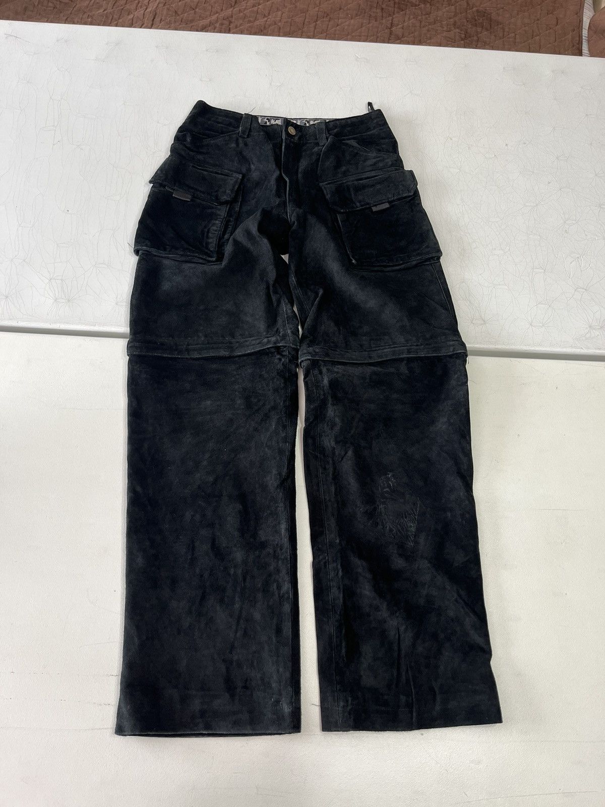 Vintage × Wilsons Leather Vintage Wilson leather cargo pants Size US 30 / EU 46 - 1 Thumbnail