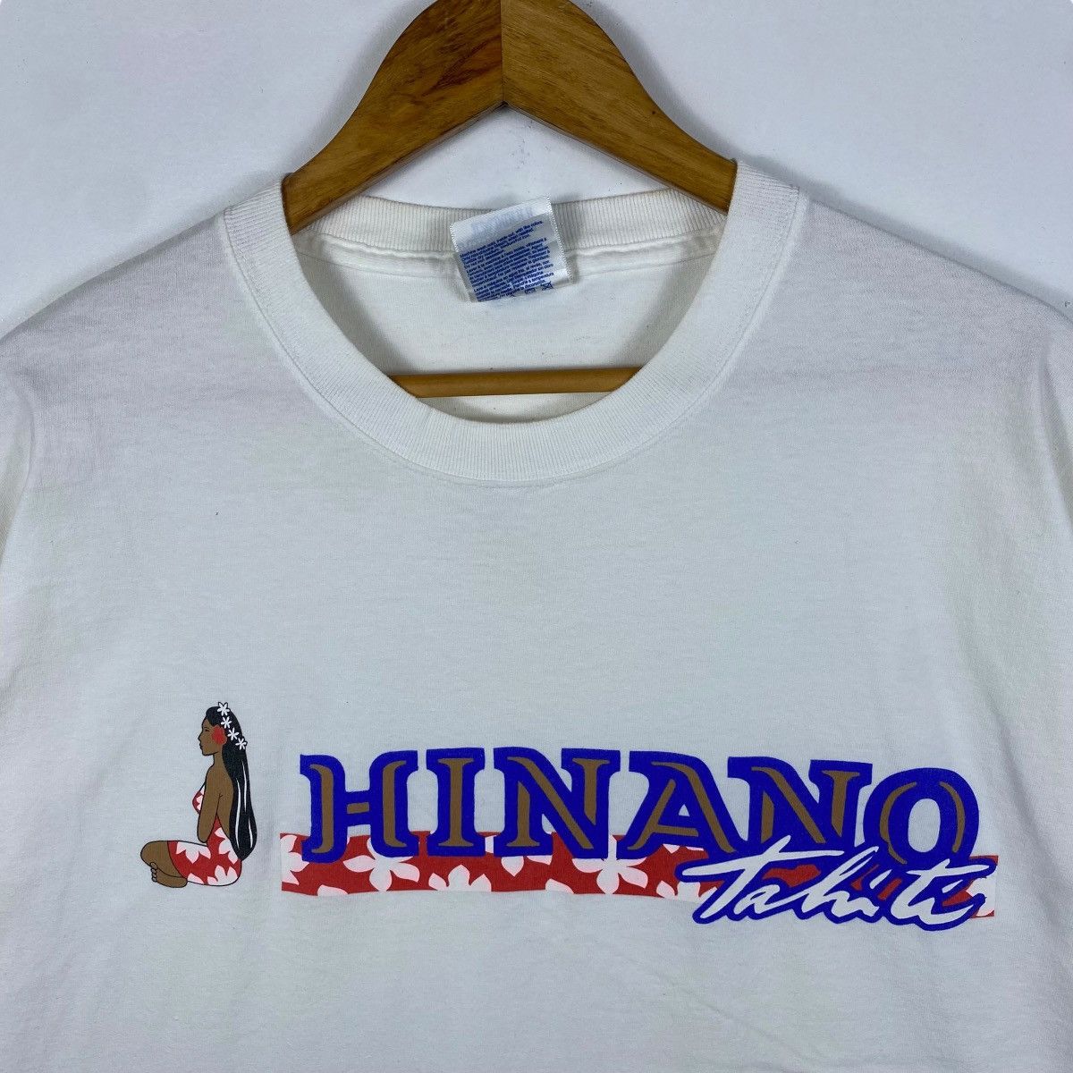 Vintage Vintage 90's HINANO TAHITI Beer Graphic Tee Shirt 2-Large Size US XL / EU 56 / 4 - 2 Thumbnail