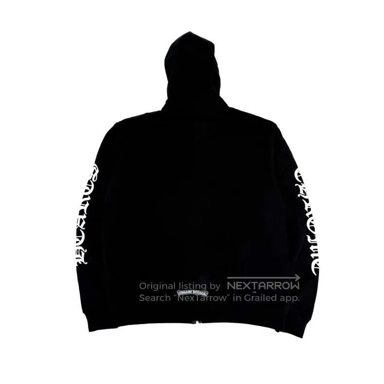 Chrome Hearts CHROME HEARTS Size S Black logo zipper hoodie Size US S / EU 44-46 / 1 - 2 Thumbnail