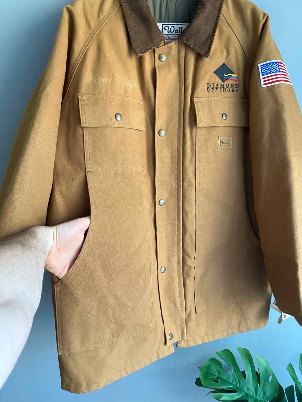 Walls Walls American Vintage Work Canvas Jacket, Sz L, Made in USA Size US L / EU 52-54 / 3 - 10 Thumbnail