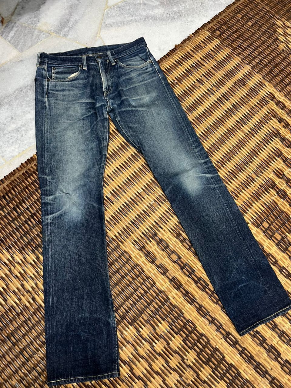 Schott Schott Perfecto Distressed Selvedge Denim Size US 31 - 1 Thumbnail