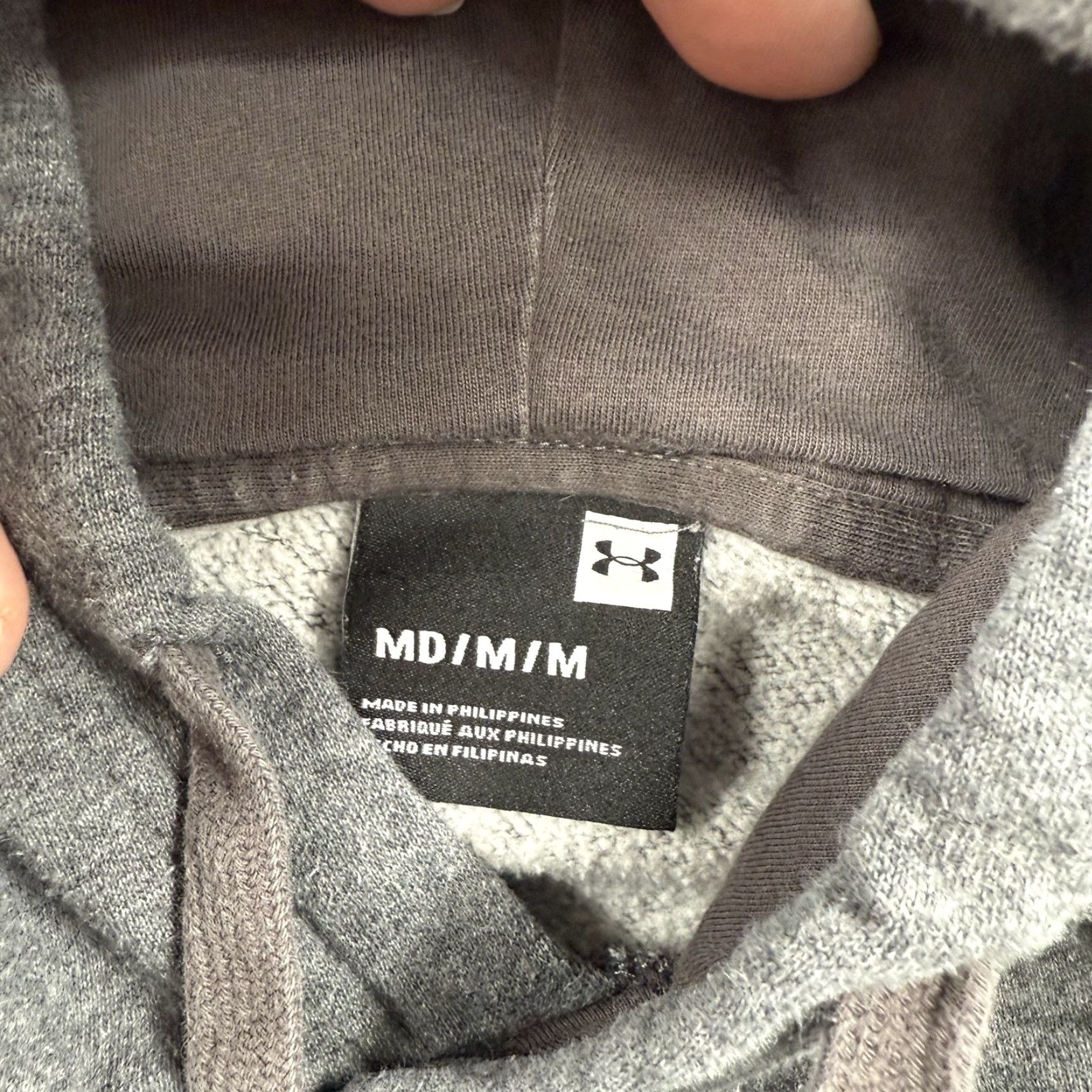 Under Armour Under Armour Hoodie Men M Gray Cotton Gym Training Outdoors Lifting Hoodie Pullover Athletic All Seasons Size US M / EU 48-50 / 2 - 3 Thumbnail