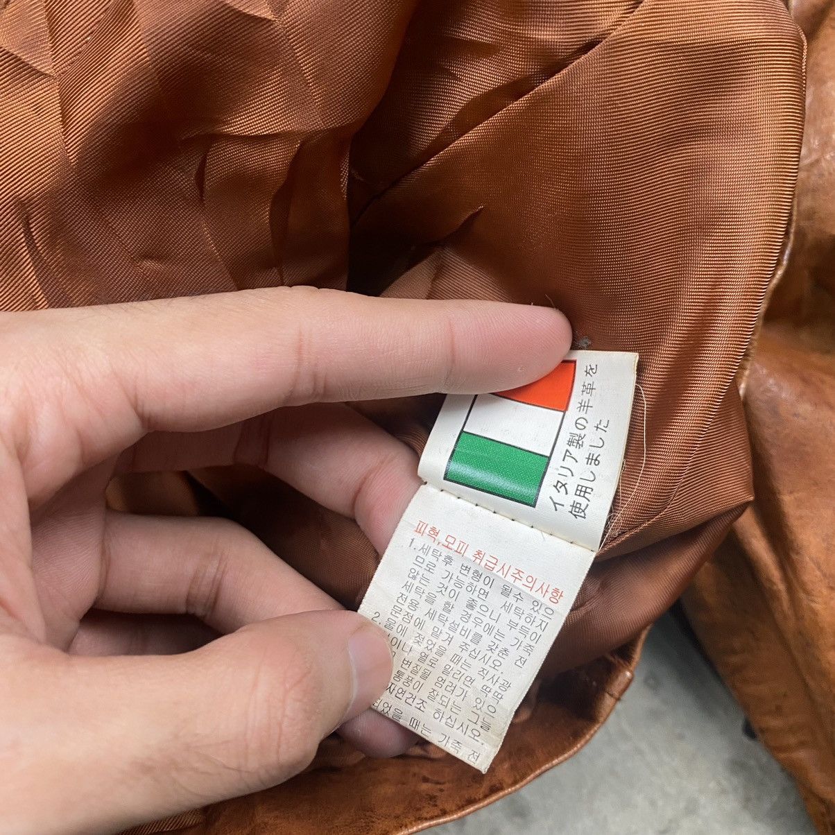 Japanese Brand × Vintage Vintage Brown Leather Biker Rocker Jacket Size XS / US 0-2 / IT 36-38 - 9 Thumbnail