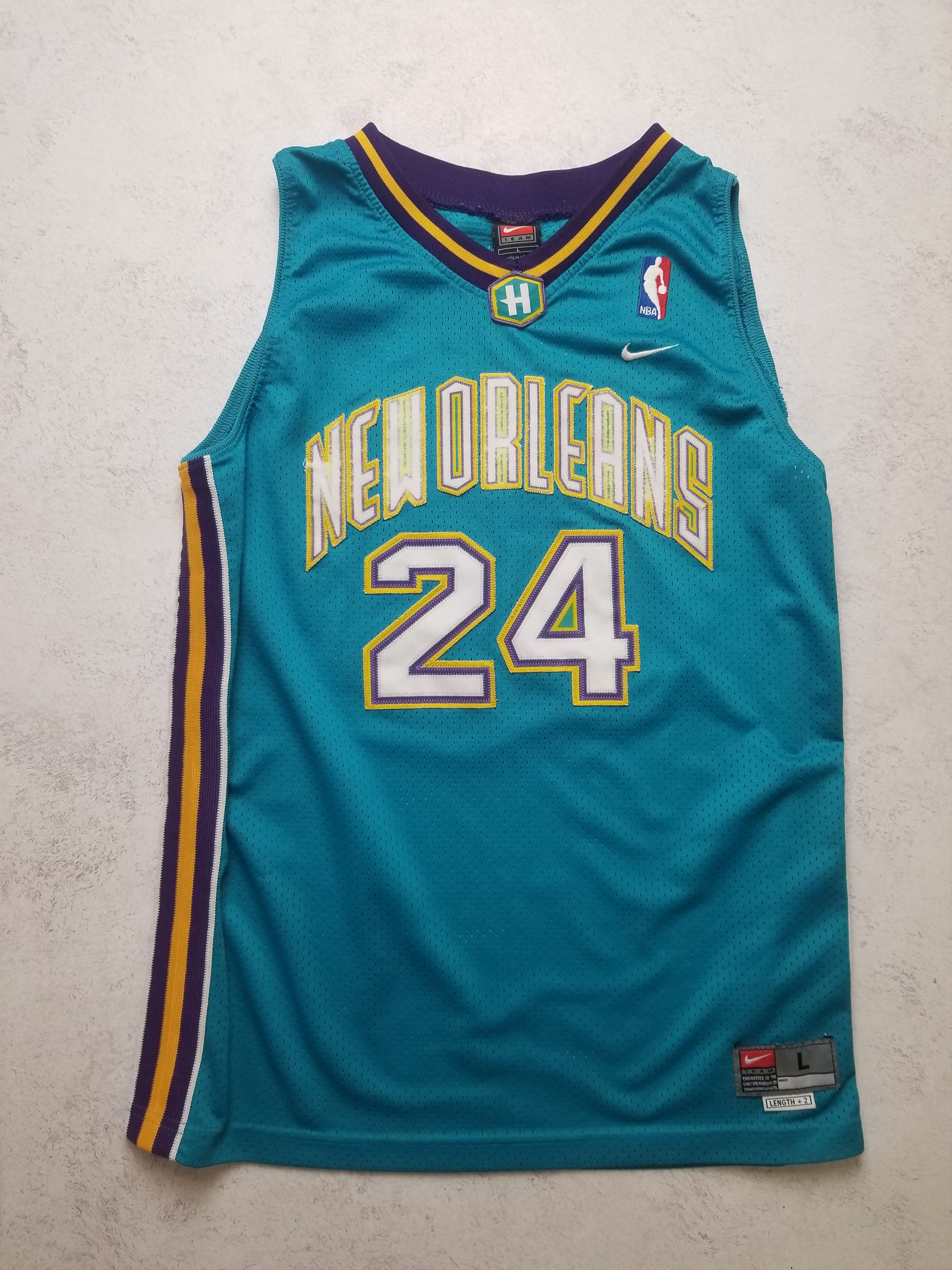 Nike Nike New Orleans Hornets Jamal Mashburn Jersey Size Youth L Size US XS / EU 42 / 0 - 1 Thumbnail