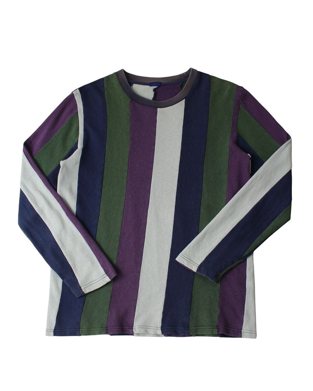 Beams Plus 2000S BEAMS MULTICOLOR STRIPED PATCHWORK LONG SLEEVE Size US L / EU 52-54 / 3 - 1 Thumbnail