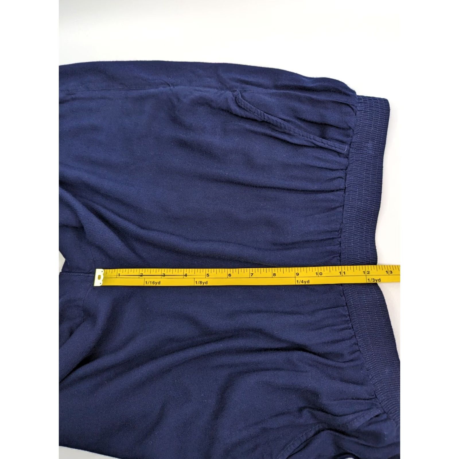 Soft Surroundings Soft Surroundings Pants Women's Regular Skinny Pull On Navy Blue Rayon Blend Stretch Knit Size Medium Size 32" / US 10 / IT 46 - 7 Thumbnail