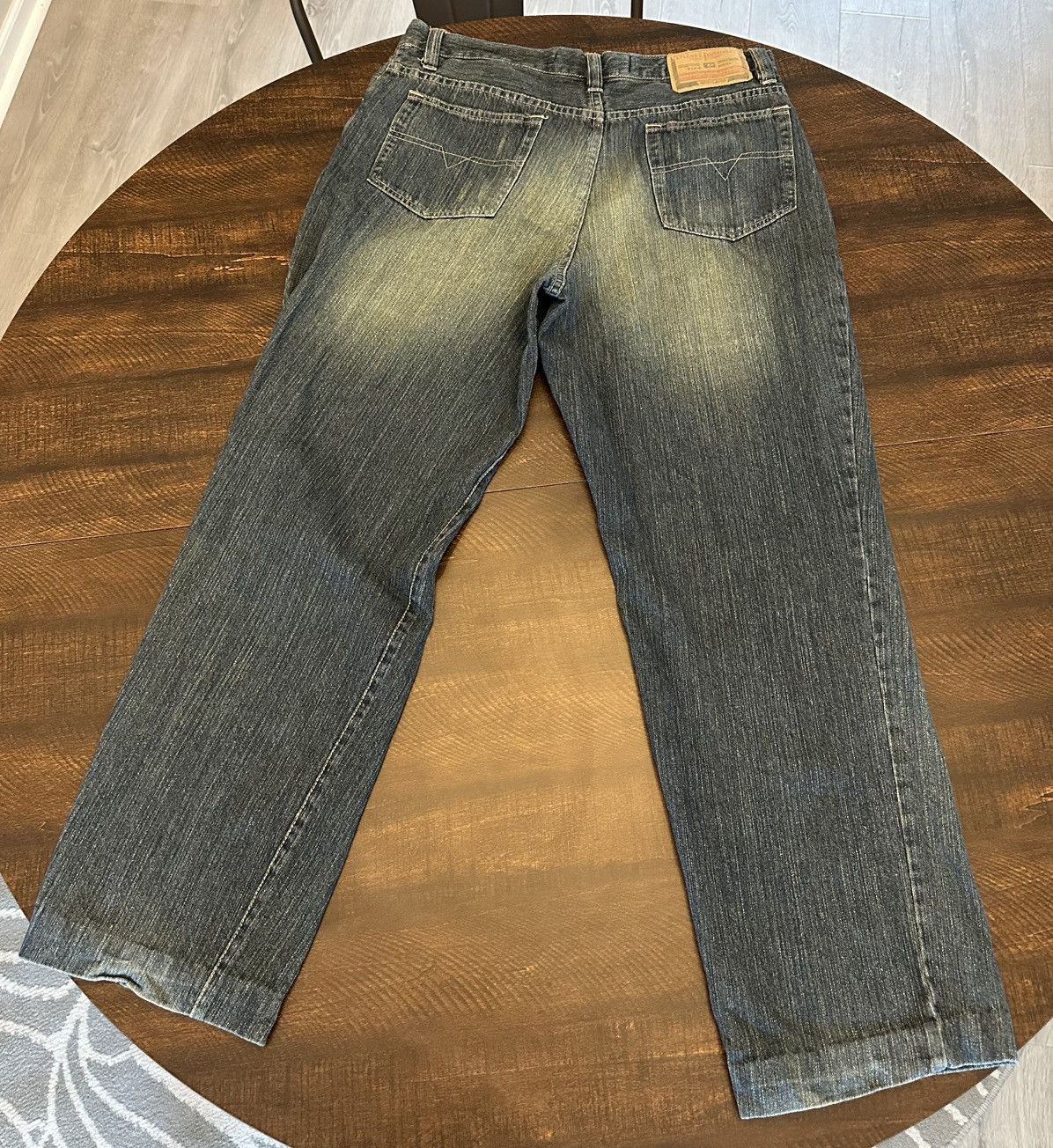 Diesel Diesel Men’s Jeans-Button Fly-Made in Italy-35x30.5-Hemmed Size US 35 - 12 Thumbnail