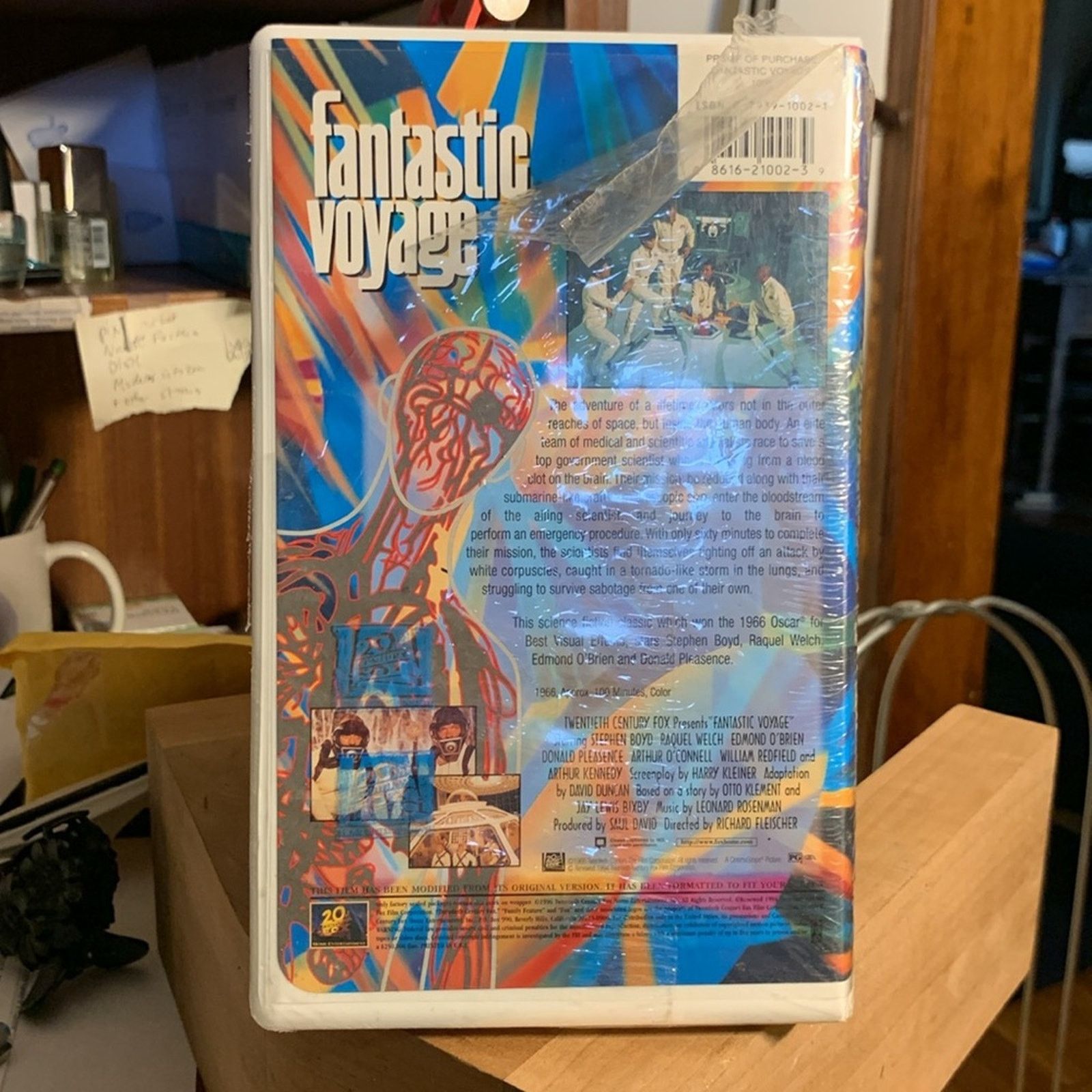 Vintage Fantastic voyage 1966 sci-fi classic tape brand new wrapper Size ONE SIZE - 4 Thumbnail