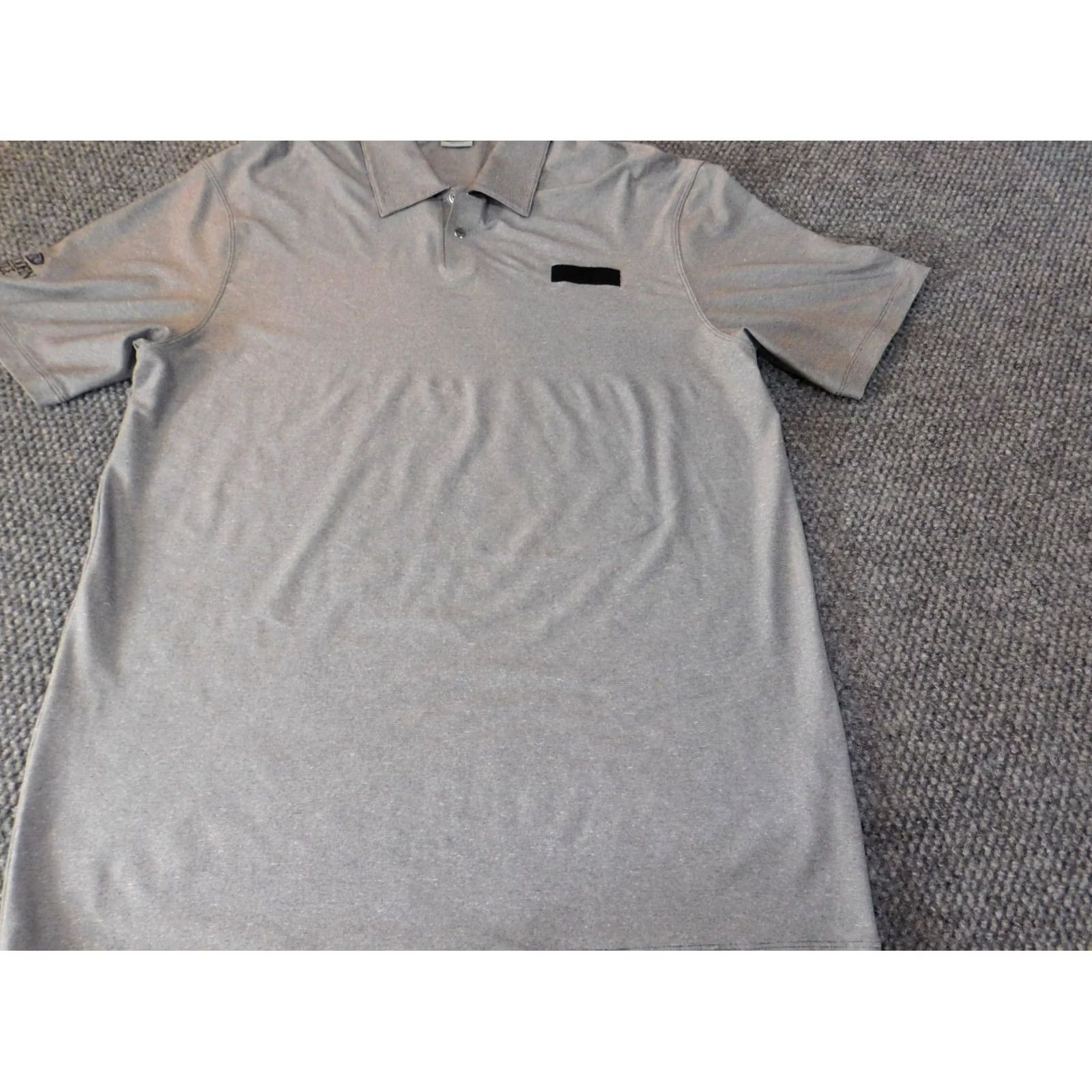 Nike Tiger Woods Nike Polo Mens Medium Gray Dri-fit Golf Stretch Active Polo Shirt Size US M / EU 48-50 / 2 - 2 Thumbnail