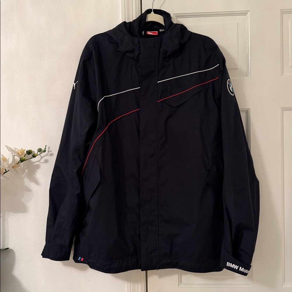 BMW × Puma BMW Motorsport x Puma Mid-Weight Windbreaker Jacket (Rare E Size US L / EU 52-54 / 3 - 2 Thumbnail