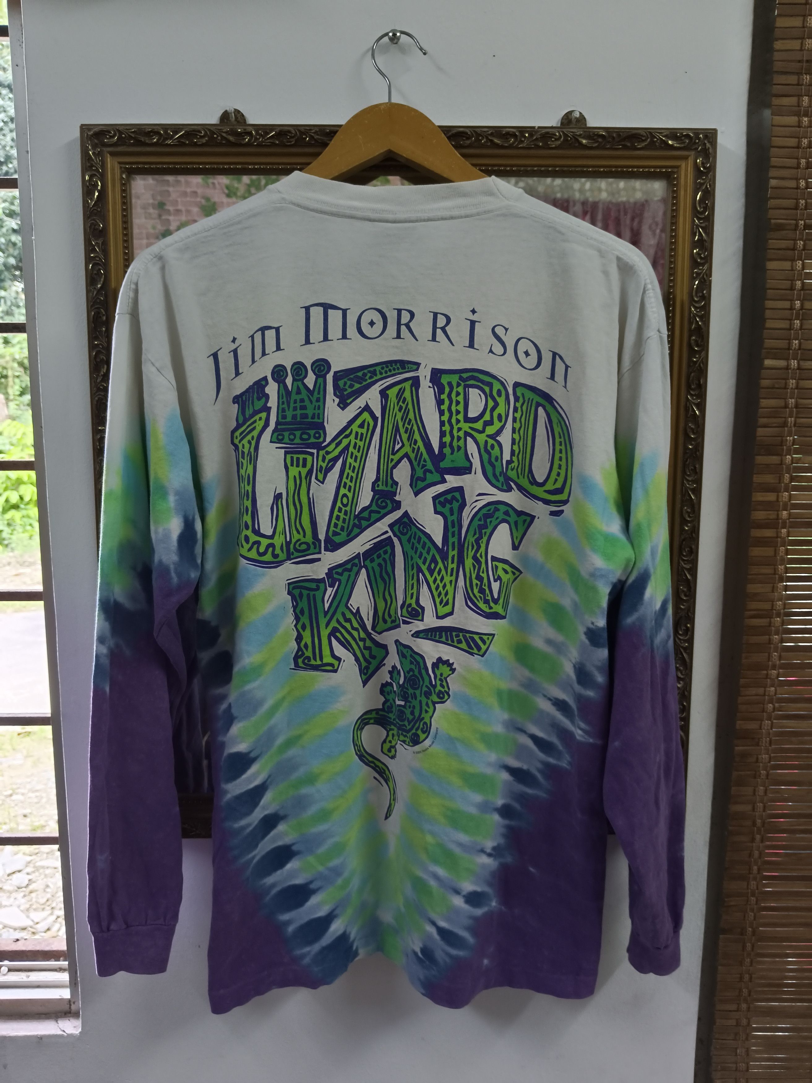 Band Tees × Liquid Blue × Vintage VINTAGE 0VERPRINT TIE DYE THE DOOR RARE🔥 Size US L / EU 52-54 / 3 - 2 Thumbnail
