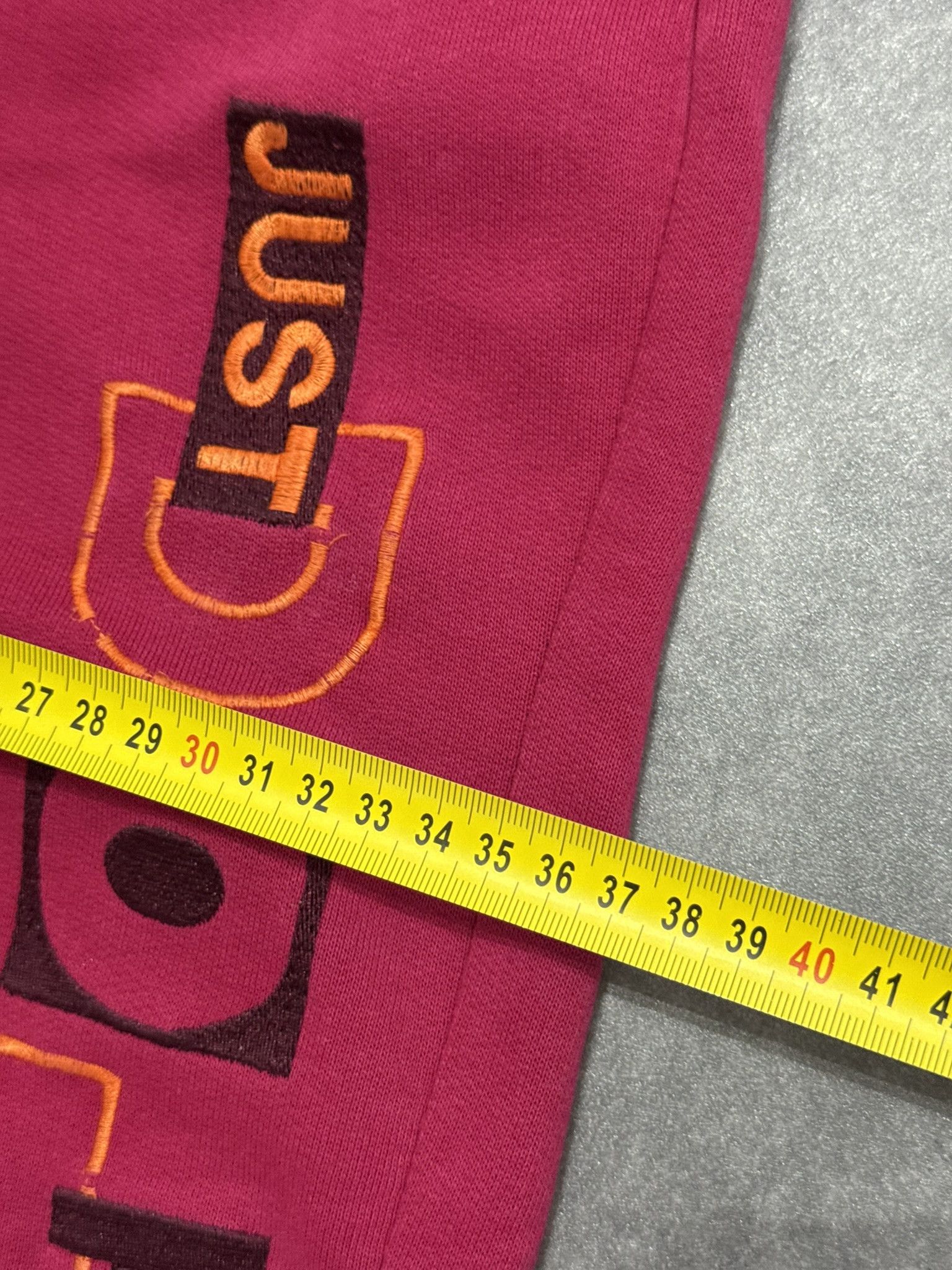Nike Nike Vintage Pink "Just Do It" Graphic Sweatpants 90s Size US 35 - 6 Thumbnail