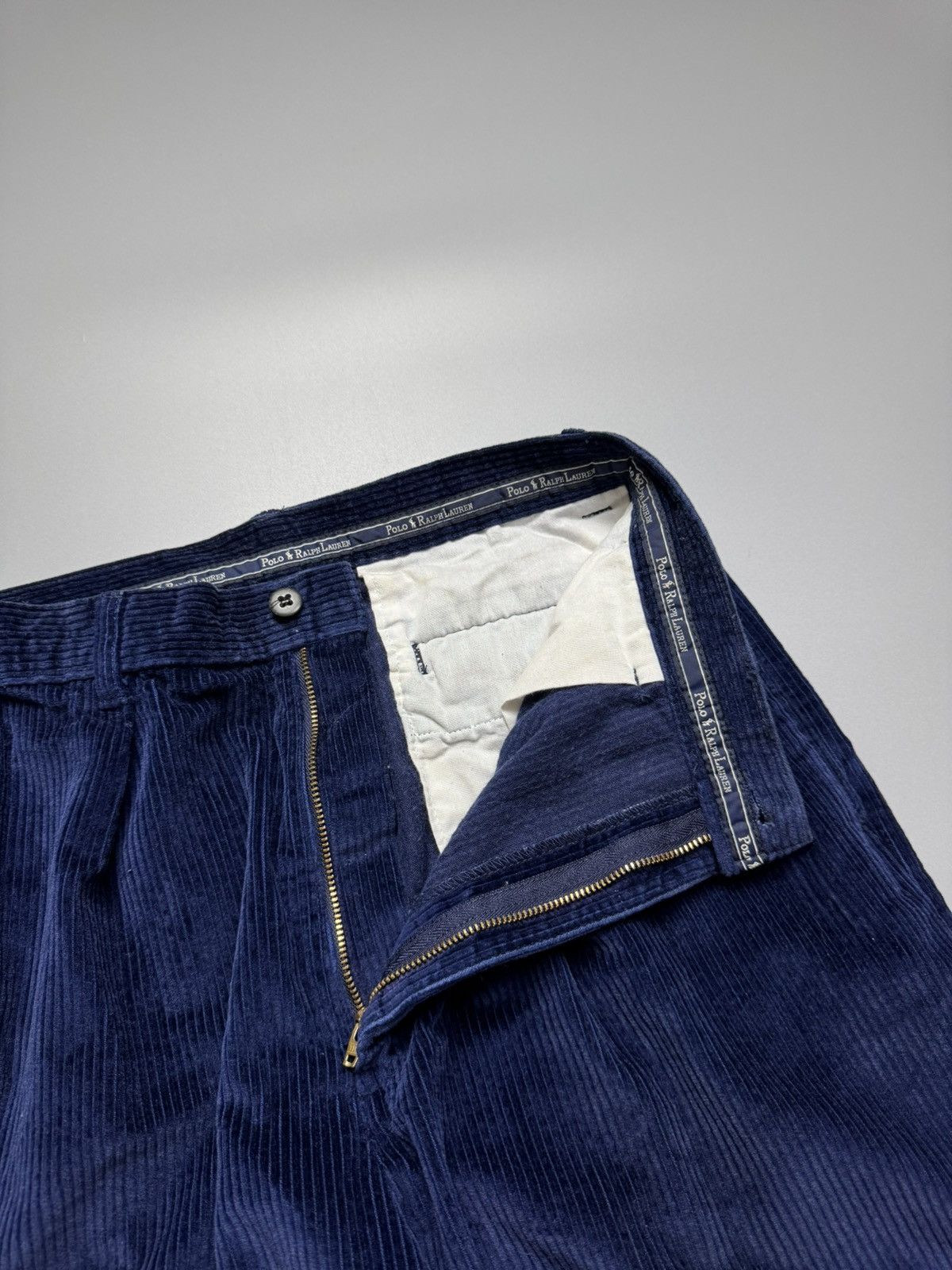 Polo Ralph Lauren Ralph Lauren - Corduroy Blue Regular fit Pants Size US 28 / EU 44 - 7 Thumbnail