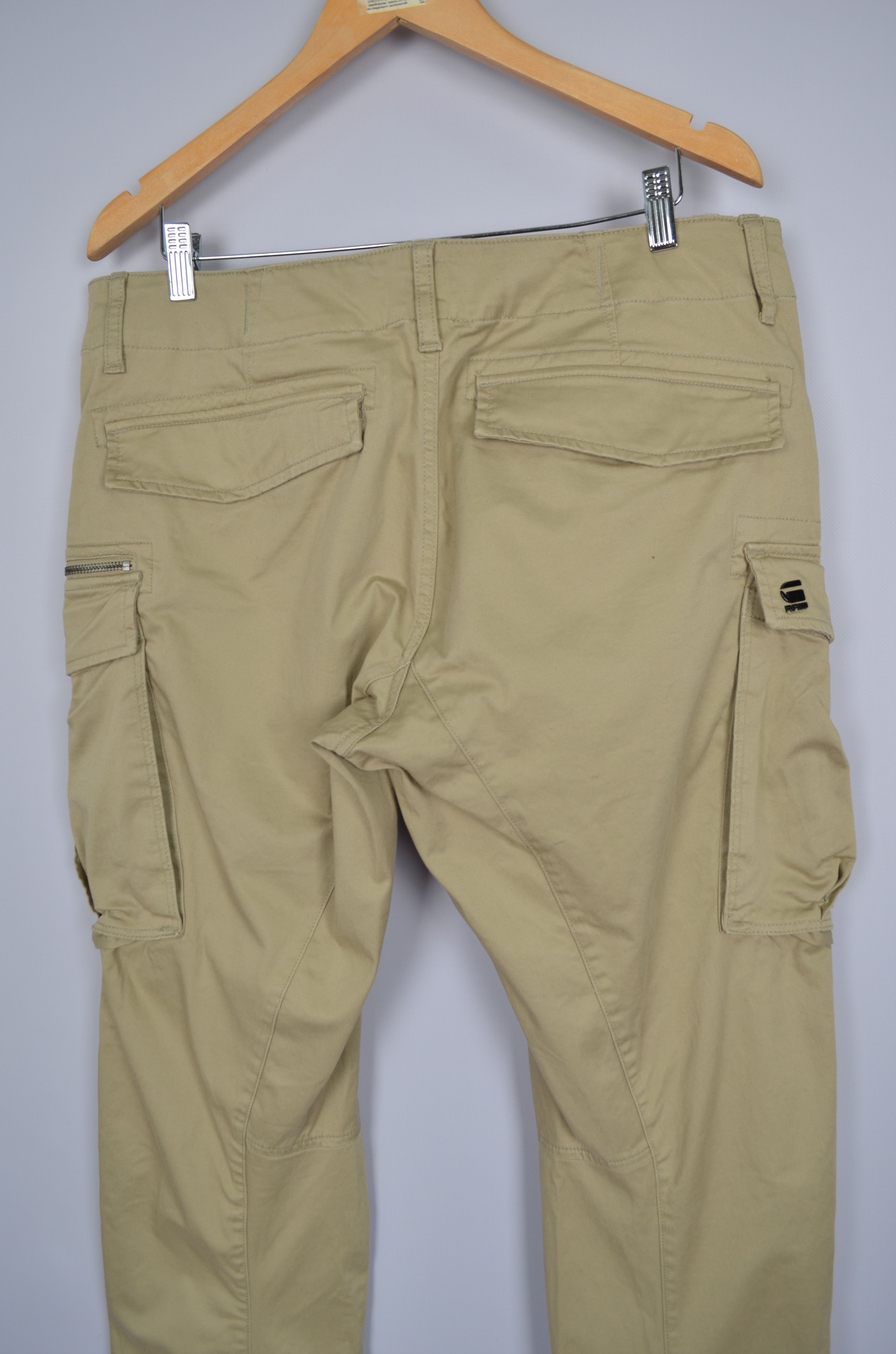 G-Star G Star Rovic Zip 3D Regular Tapered Cargo Pants Size W36 L36 Size US 36 / EU 52 - 7 Thumbnail