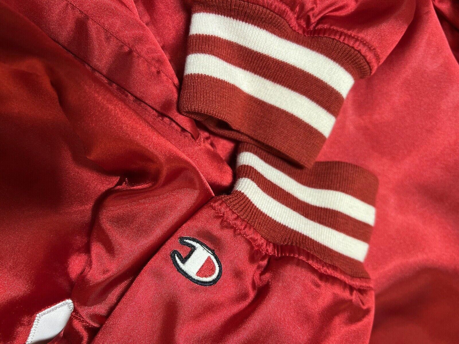 Supreme SS13 Supreme x Champion Satin Varsity Jacket Red Size US L / EU 52-54 / 3 - 6 Thumbnail