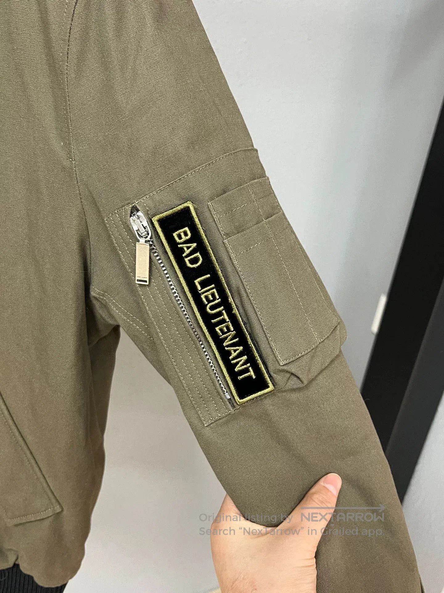 Saint Laurent Paris army green fur-collared jacket. Size US L / EU 52-54 / 3 - 3 Thumbnail