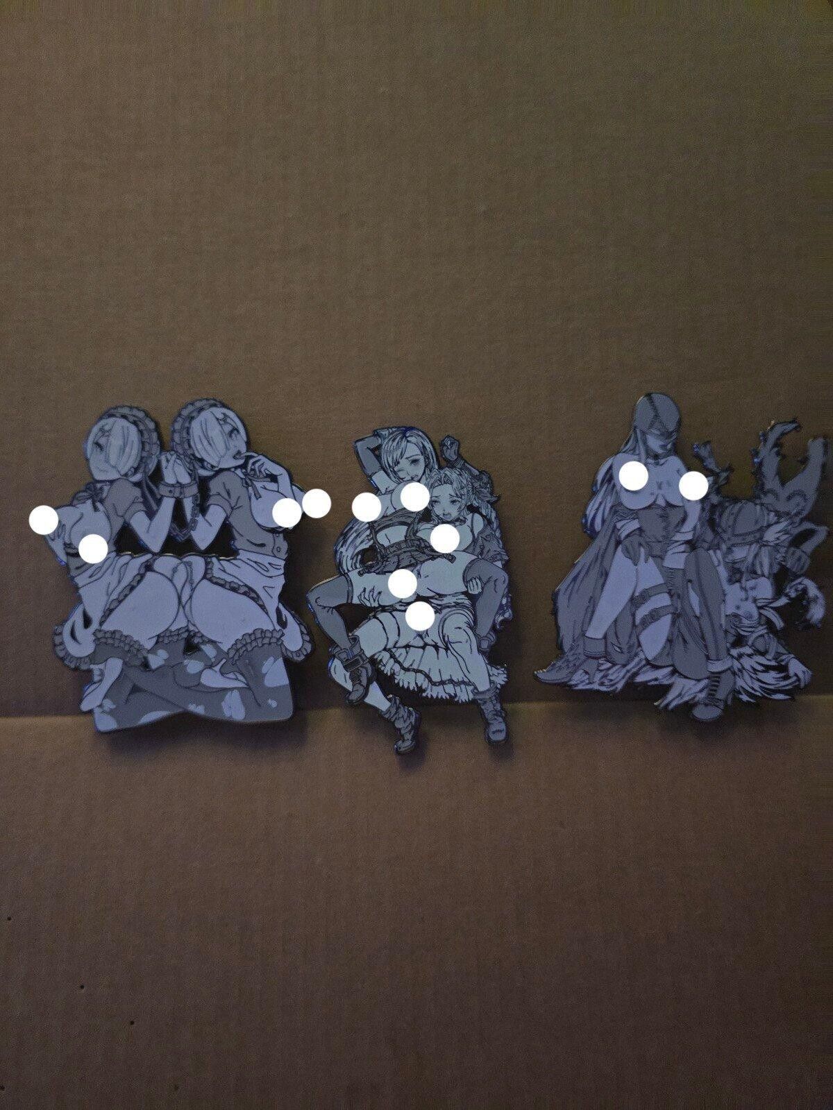 Independent Truck Co. dapingoat lewd enamel pin 3 pack GLOW IN THE DARK Size ONE SIZE - 6 Thumbnail
