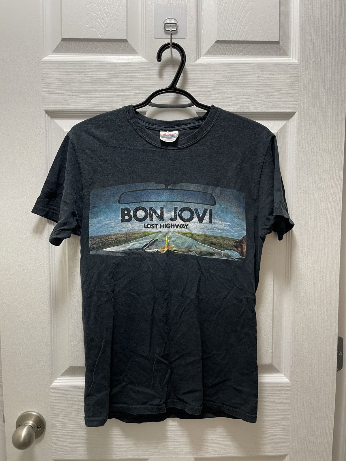 Band Tees × Bon Jovi × Hanes Bon Jovi Vintage Concert Lost Highway Archive Rare Band Tee Size US S / EU 44-46 / 1 - 1 Thumbnail
