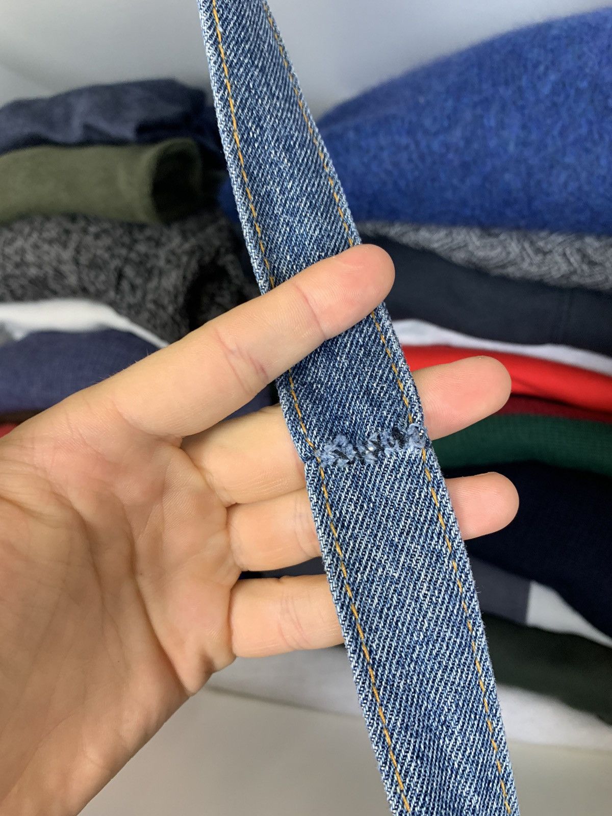 Levi's × Vintage Vintage Levis Denim Bag Size ONE SIZE - 7 Thumbnail