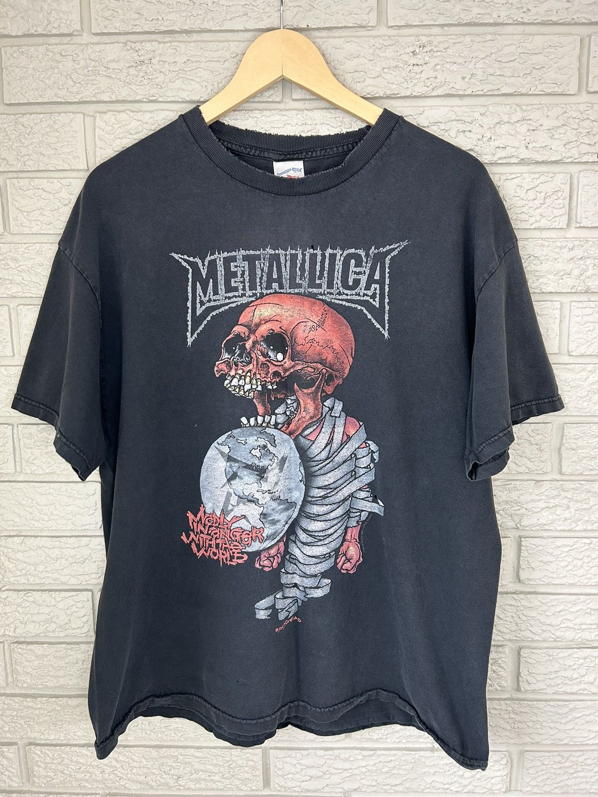 Vintage Metallica Madly In Anger With The World Tour T Shirt