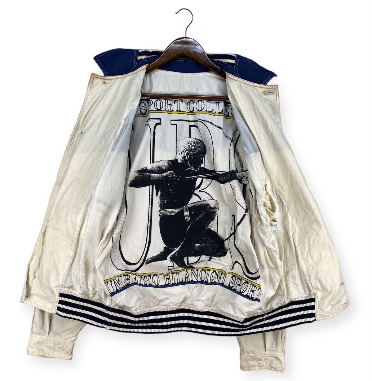 MR & MRS ITALY Umberto Bilancioni Sport Bomber Jacket Size US L / EU 52-54 / 3 - 2 Thumbnail