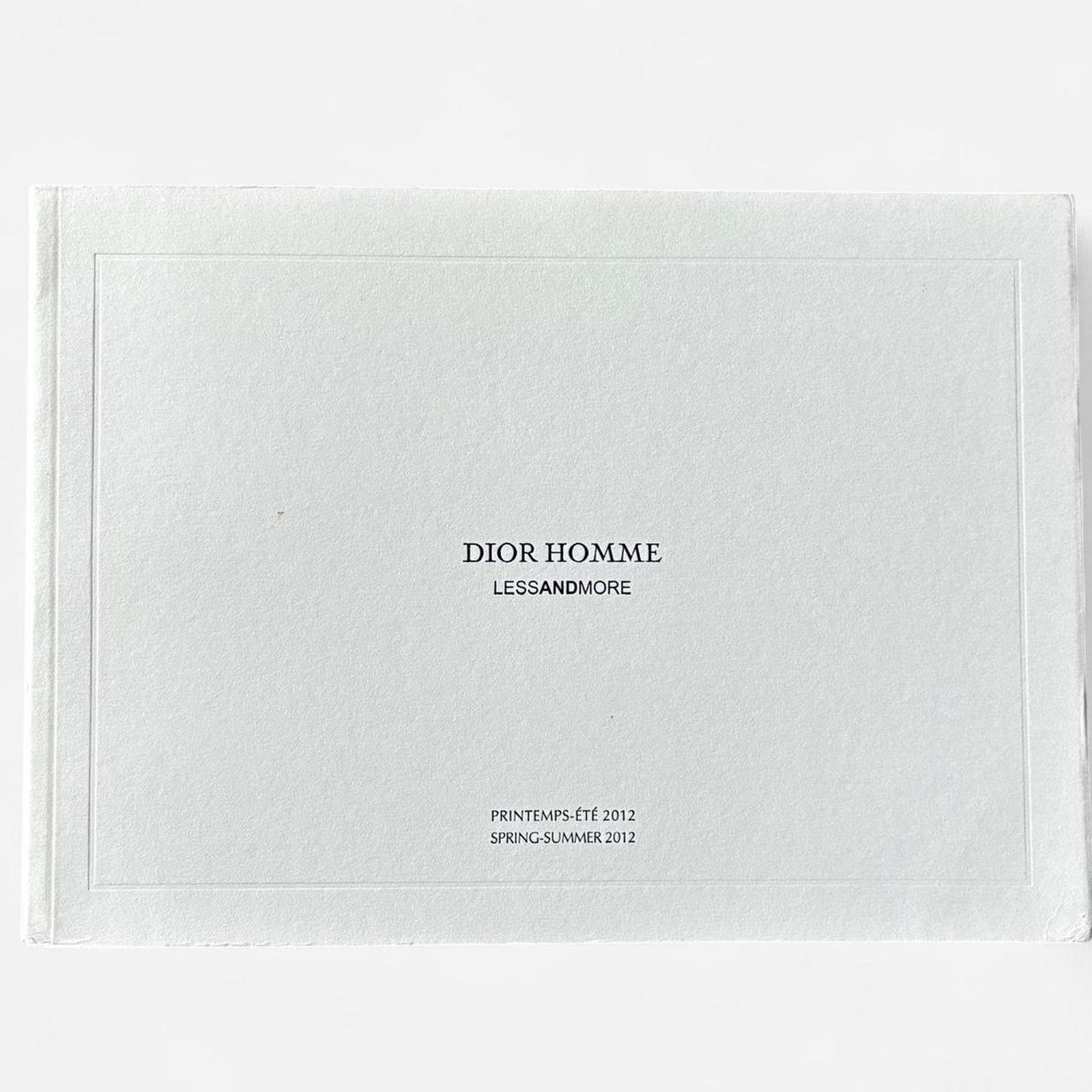 Dior × Hedi Slimane × Kris Van Assche DIOR HOMME spring summer 2012 collection lookbook catalog Size ONE SIZE - 1 Thumbnail