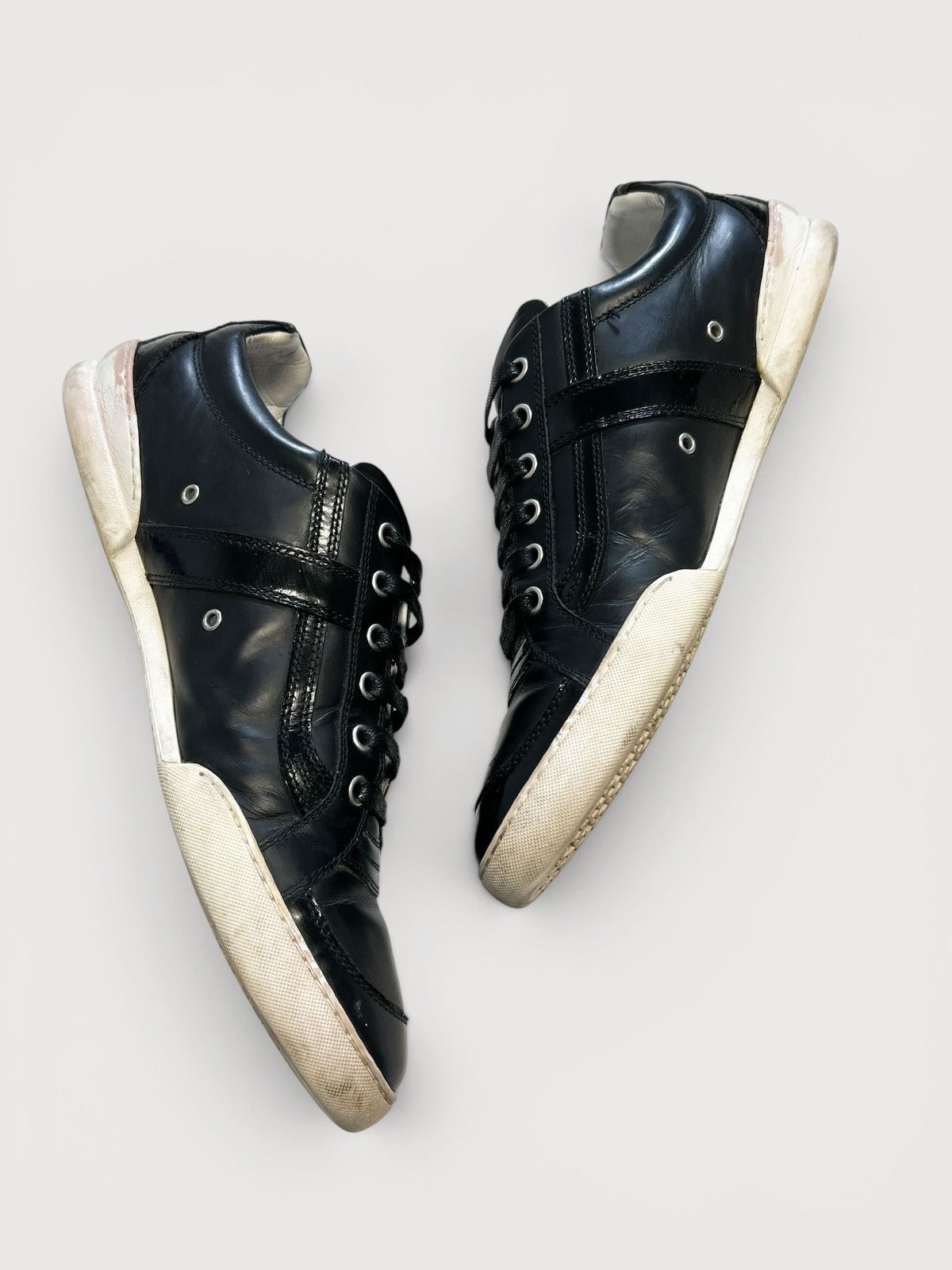 Dior SS2010 Patent Panel Leather Sneakers Size US 9 / EU 42 - 5 Thumbnail