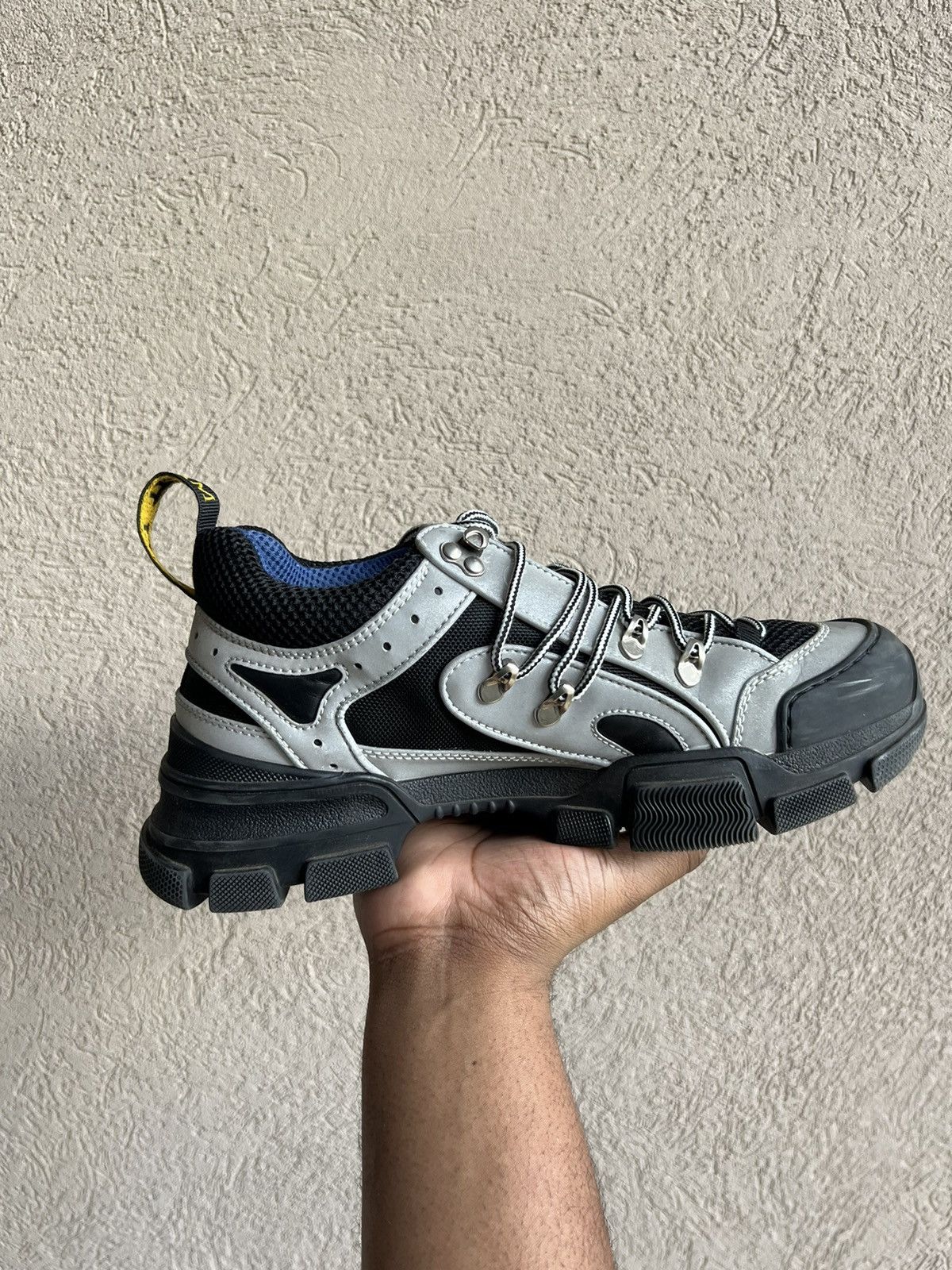 Gucci Gucci Flashtrek SEGA Reflective Grey Size US 9 / EU 42 - 9 Thumbnail