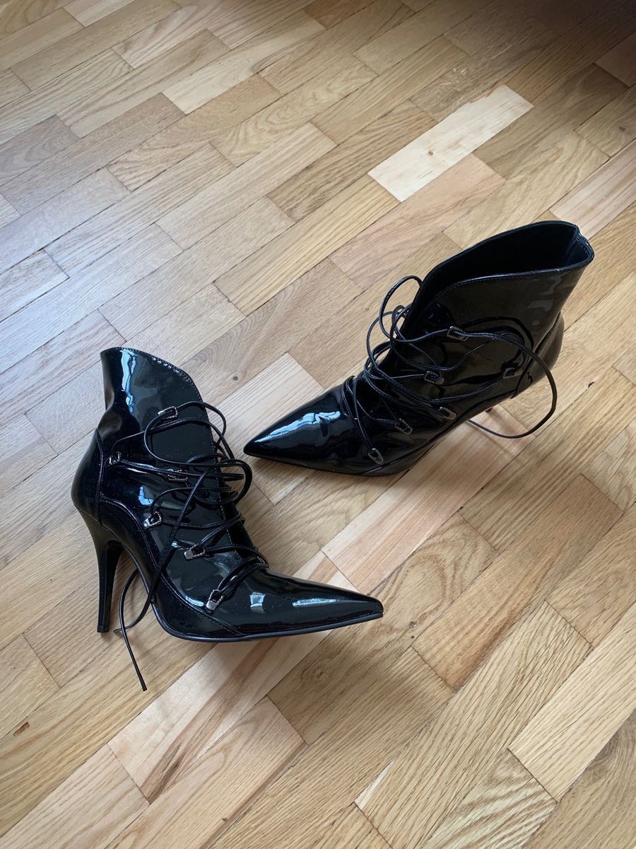 Other Paolo Biondini patent leather heels Size US 6 / IT 36 - 2 Thumbnail
