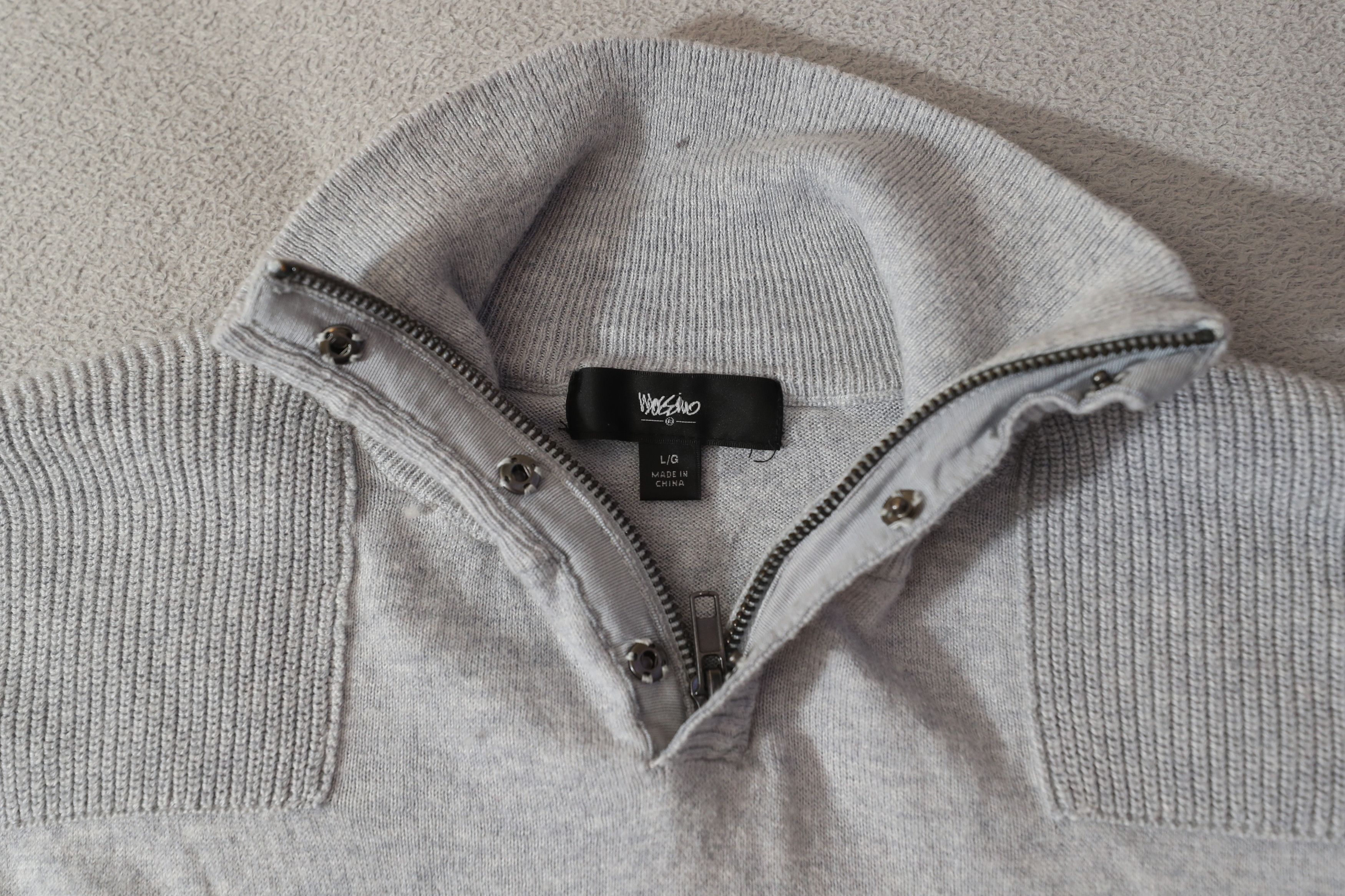 Mossimo Mossimo Grey Long Sleeve Polo Sweater (L) Size US L / EU 52-54 / 3 - 9 Thumbnail