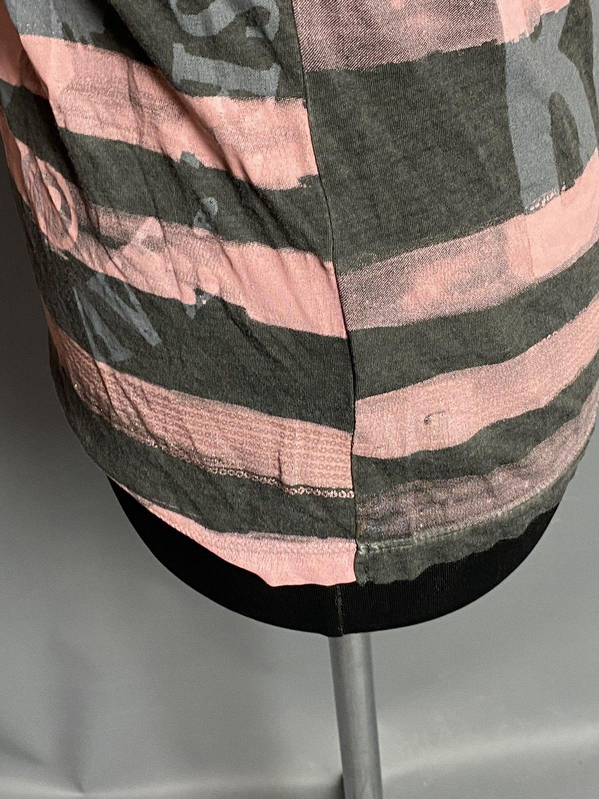 Diesel Diesel Women’s Graphic Stripe T-Shirt Size S Wash Pink Logo Size S / US 4 / IT 40 - 19 Thumbnail